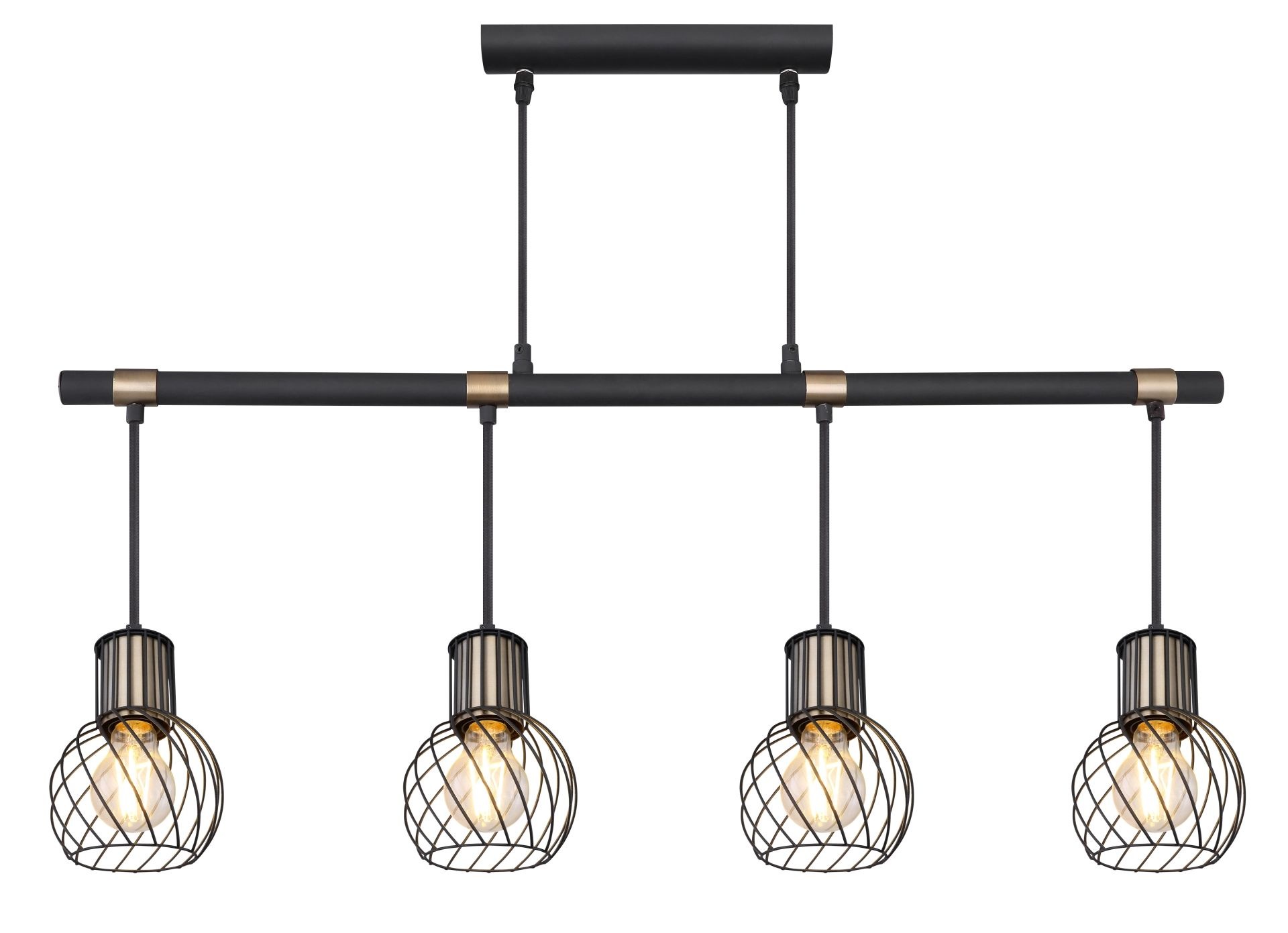 GLOBO LIGHTING Pendelleuchte »ARGUSTO«, Leuchtmittel E27 | ohne Leuchtmittel, Hängeleuchte, Hängelampe, Höhe kürzbar, Esstisch