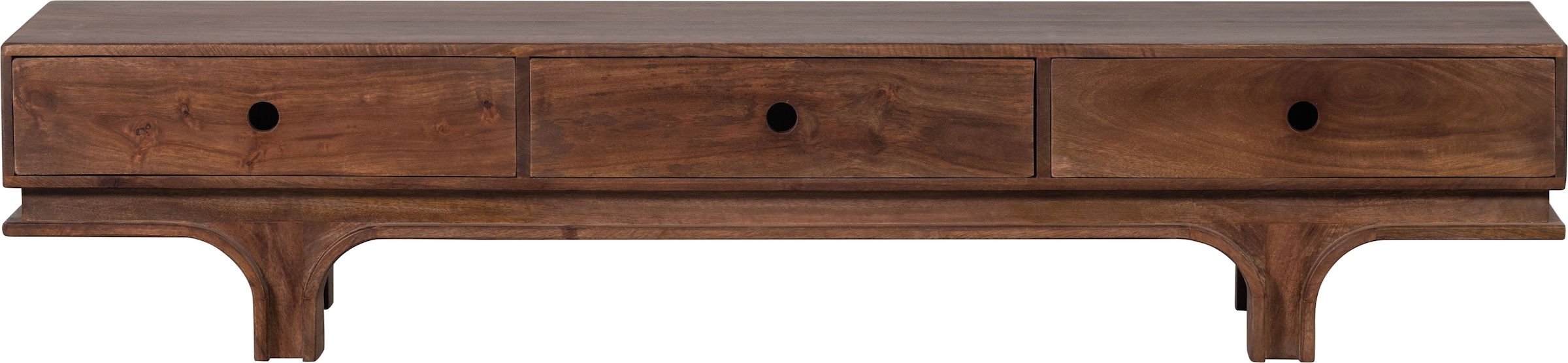 WOOOD Lowboard »Staes TV-Board«, TV-Kommode, drei Schubladen, H 37 cm x B 180 cm