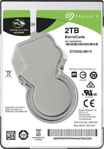 Seagate interne HDD-Festplatte »BarraCuda 2.5«, 2,5 Zoll, 2TB, Sata3, Cache 128MB kaufen