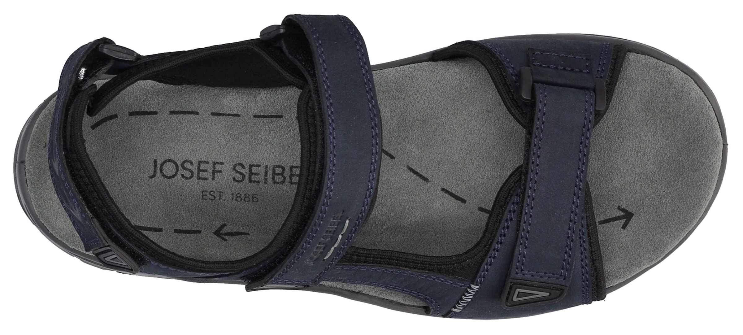 Josef Seibel Sandale »Arlo 02«, Trekkingsandale, Komfortschuh mit gepolstertem Fußbett