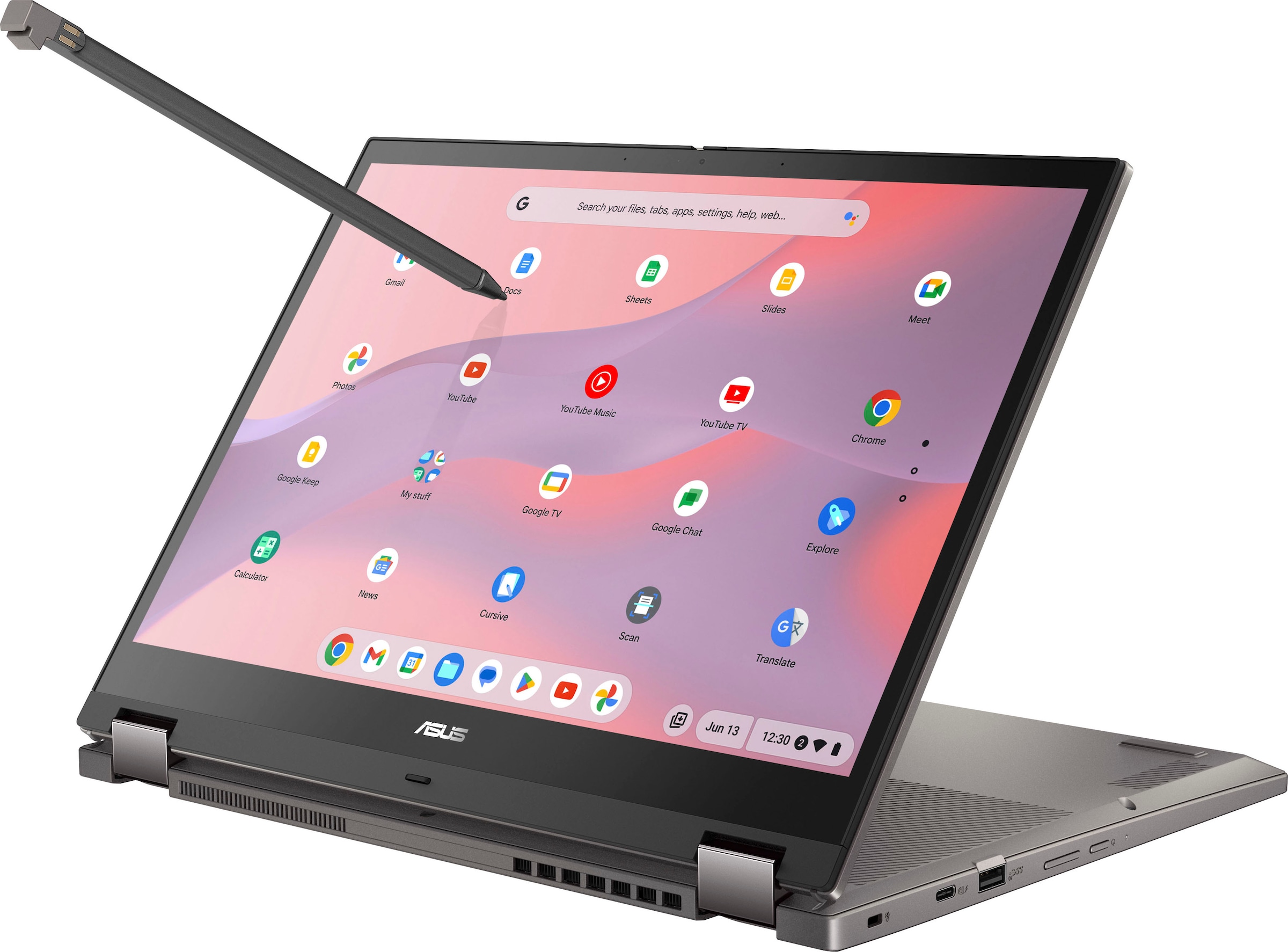 Asus Chromebook »Chromebook Plus CM3401FFA-LZ0146«, 35 cm, / 14 Zoll, AMD, Ryzen 5, Radeon Graphics, 256 GB SSD