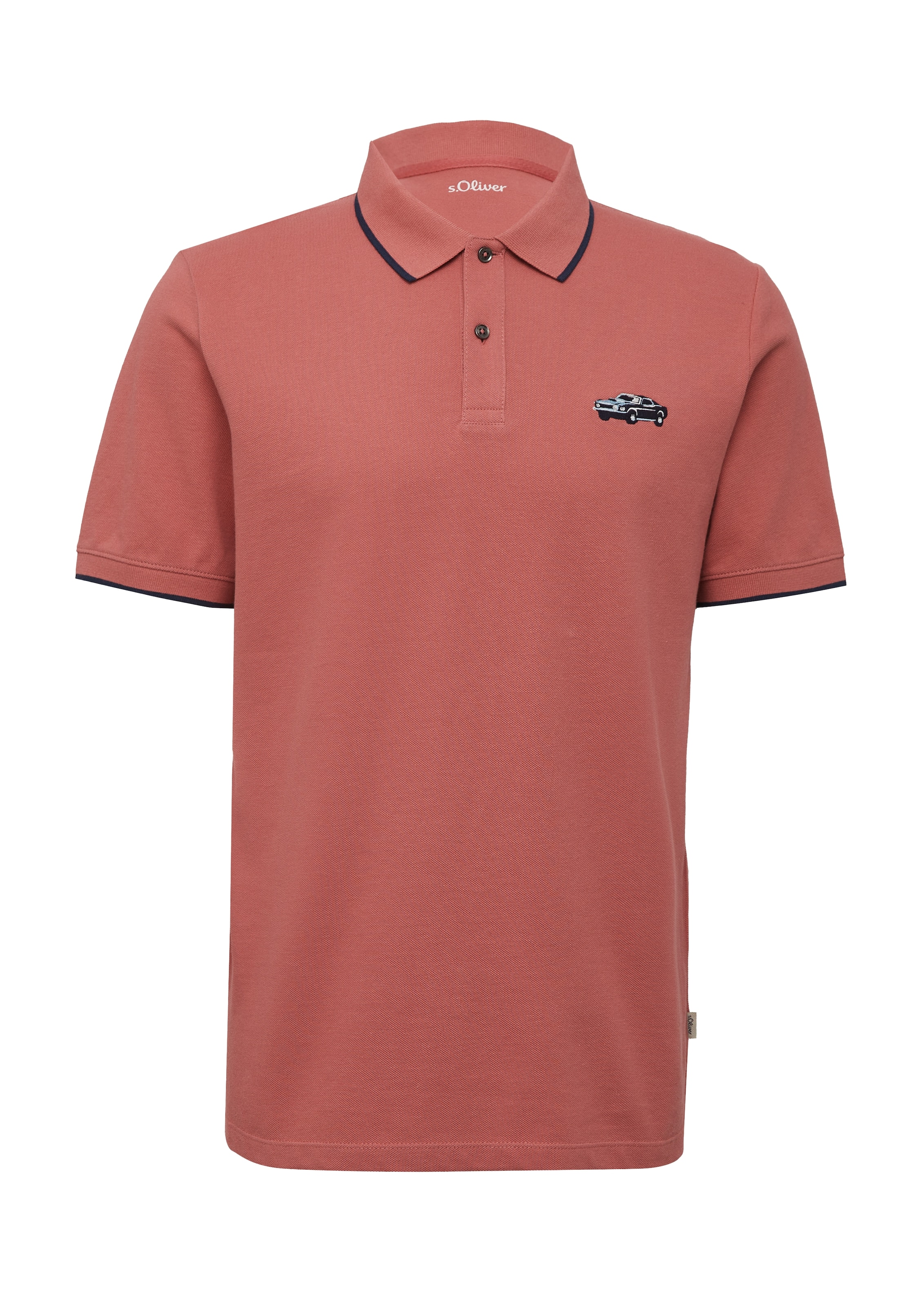 s.Oliver Poloshirt, mit Front Print