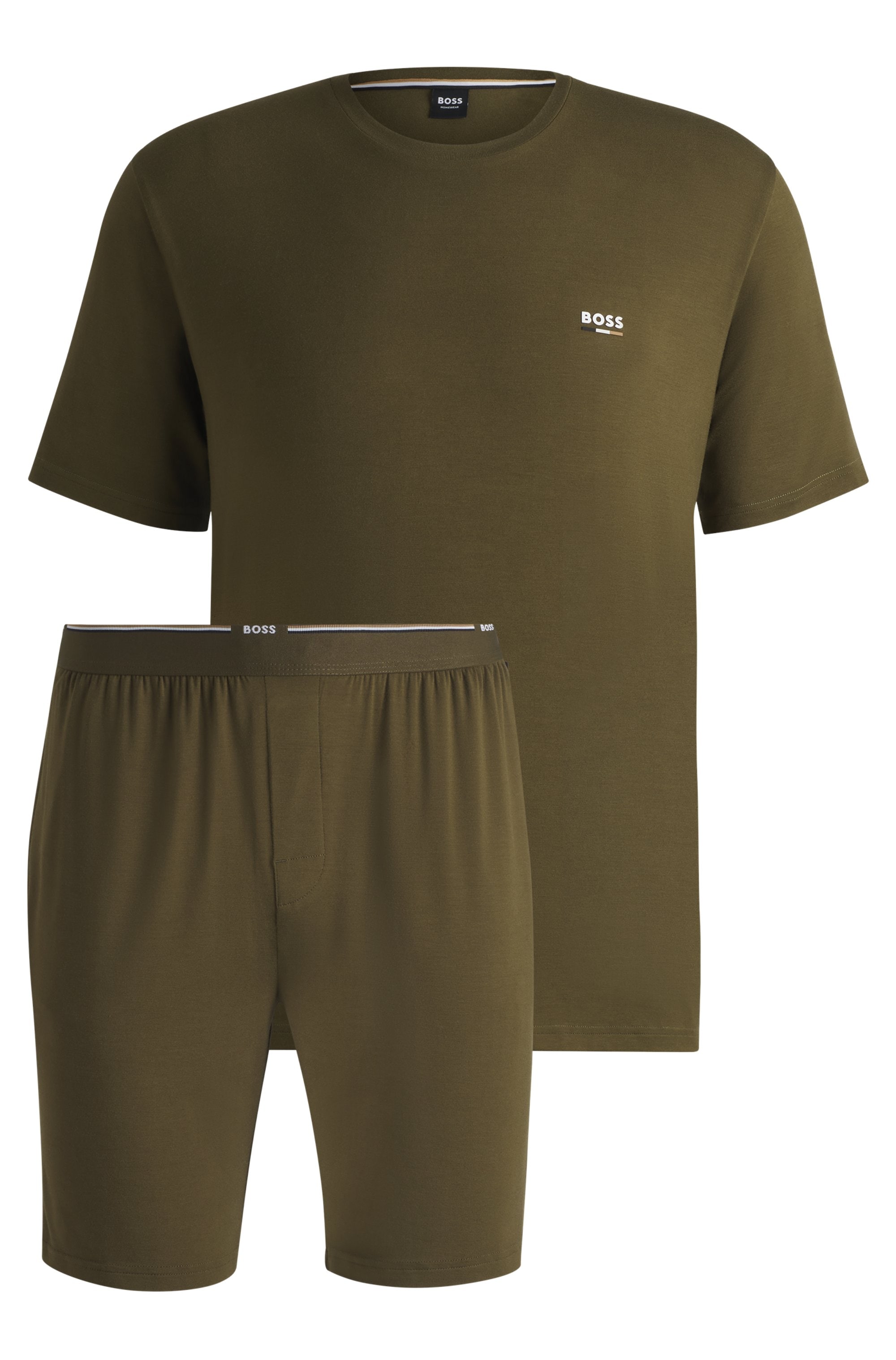 BOSS Shorty »Bamboo Short Set«, (2 tlg.)
