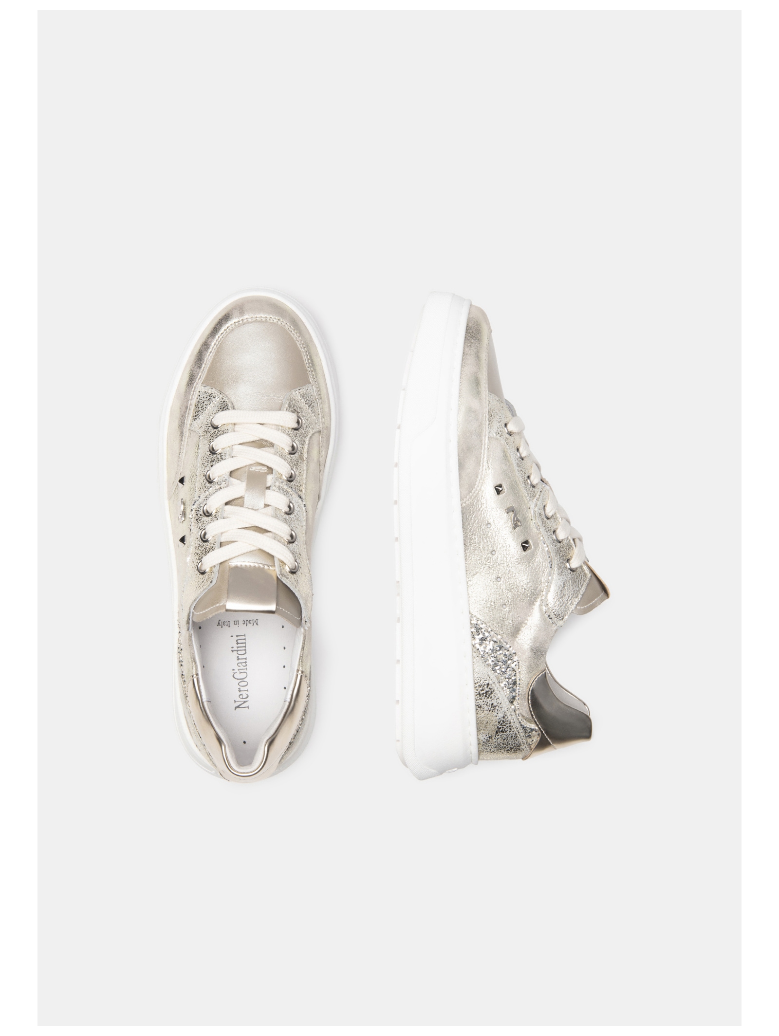 Nero Giardini Plateausneaker »Nero Giardini Sneaker Leder/Textil«