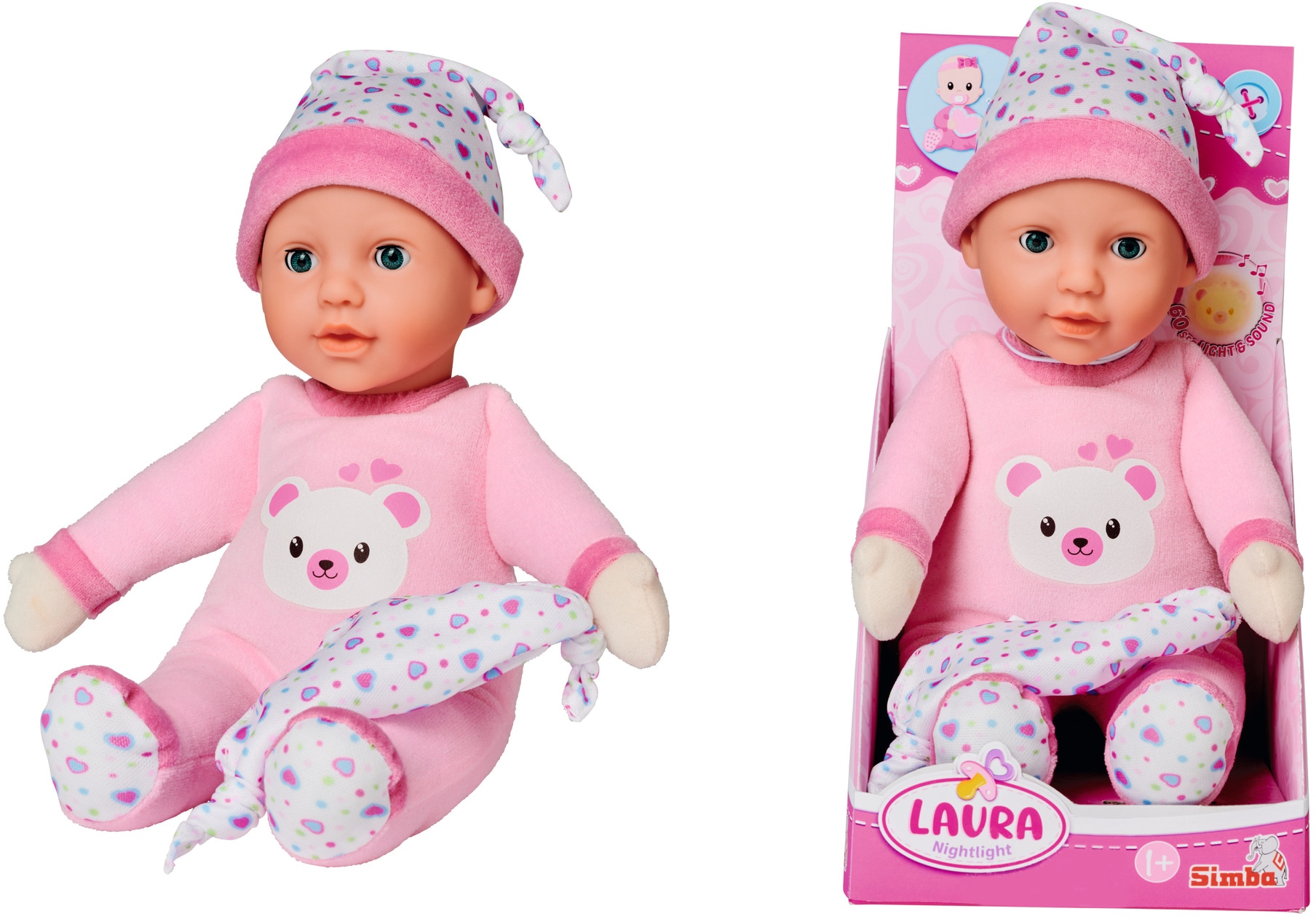 SIMBA Babypuppe »My Love, Laura Nachtlicht«, mit Licht und Melodie