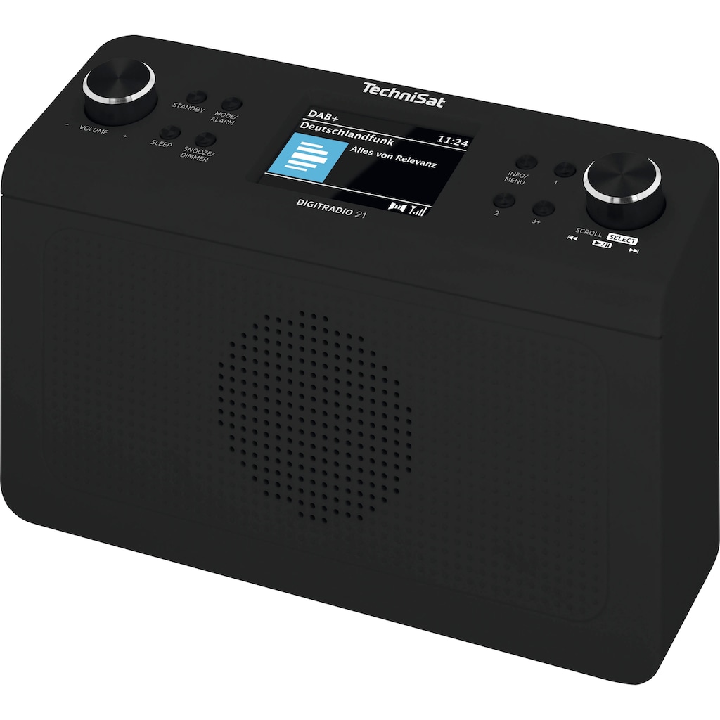 TechniSat Küchen-Radio »DIGITRADIO 21«, (A2DP Bluetooth-AVRCP Bluetooth Digitalradio (DAB+)-UKW mit RDS 2 W)