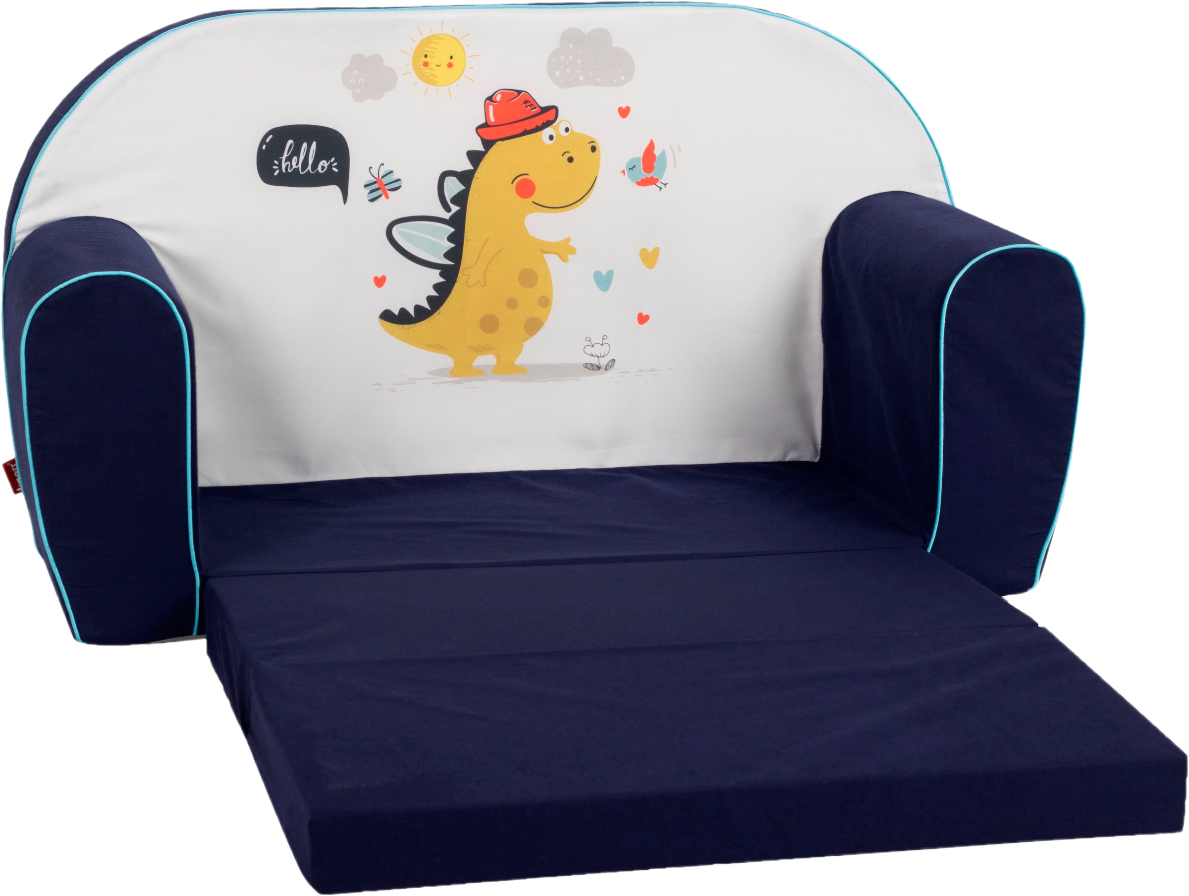 Knorrtoys® Sofa »Lovely dino«, für Kinder; Made in Europe