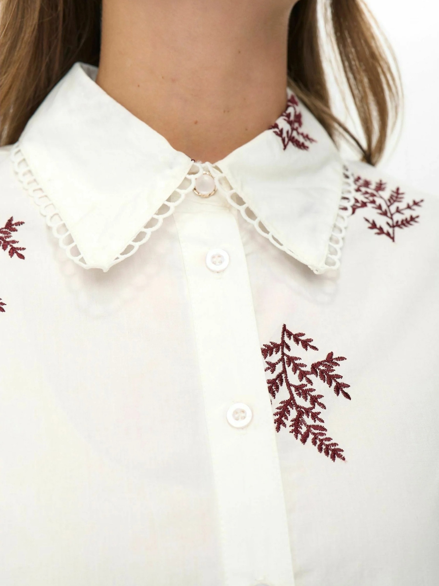 nümph Langarmhemd »Nümph Shirt NUBAILY«