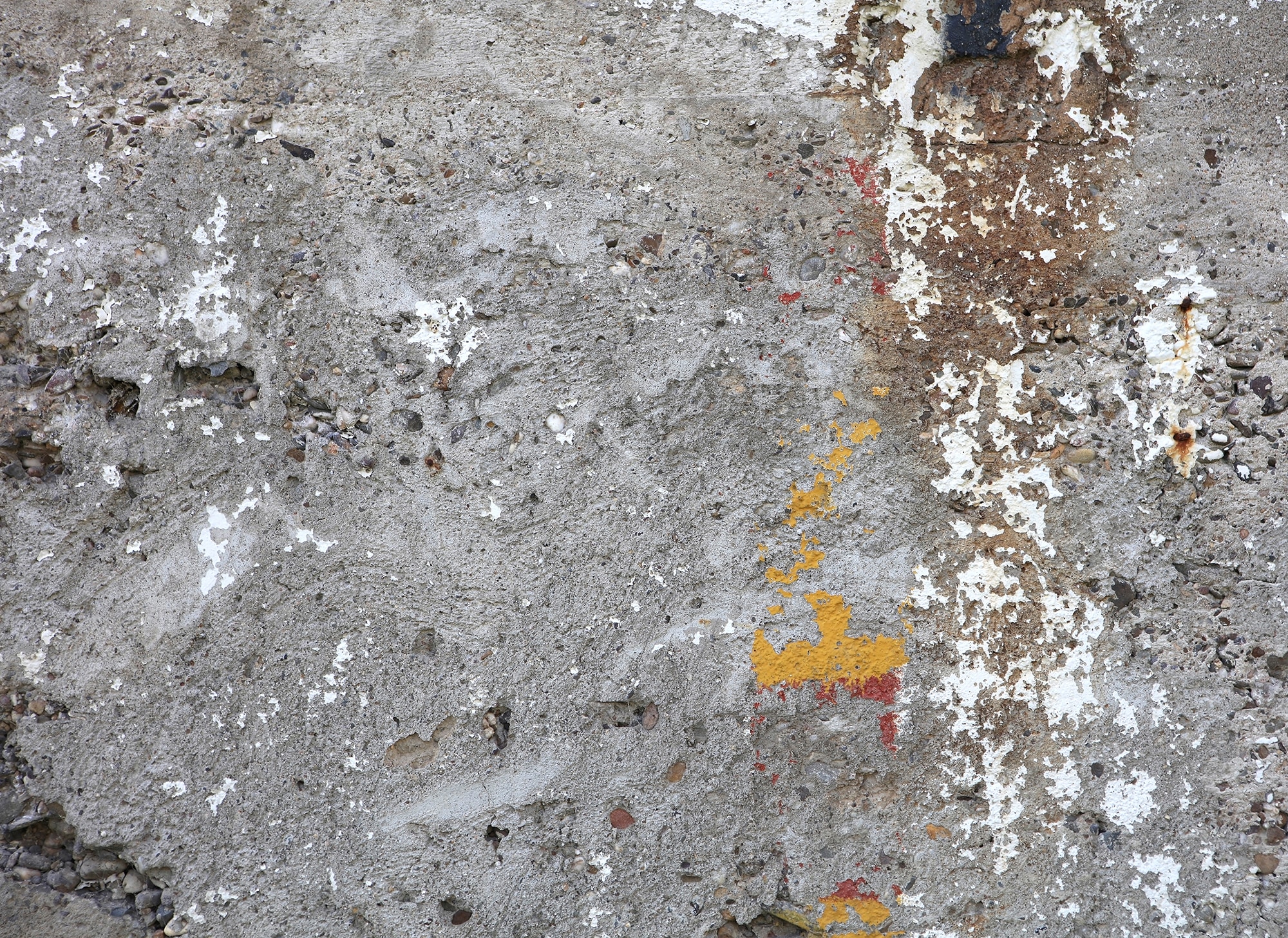 living walls Fototapete »Vintage Beton«, Fototapete Betonoptik Grau Gold 3,50 m x 2,55 m  Tapete