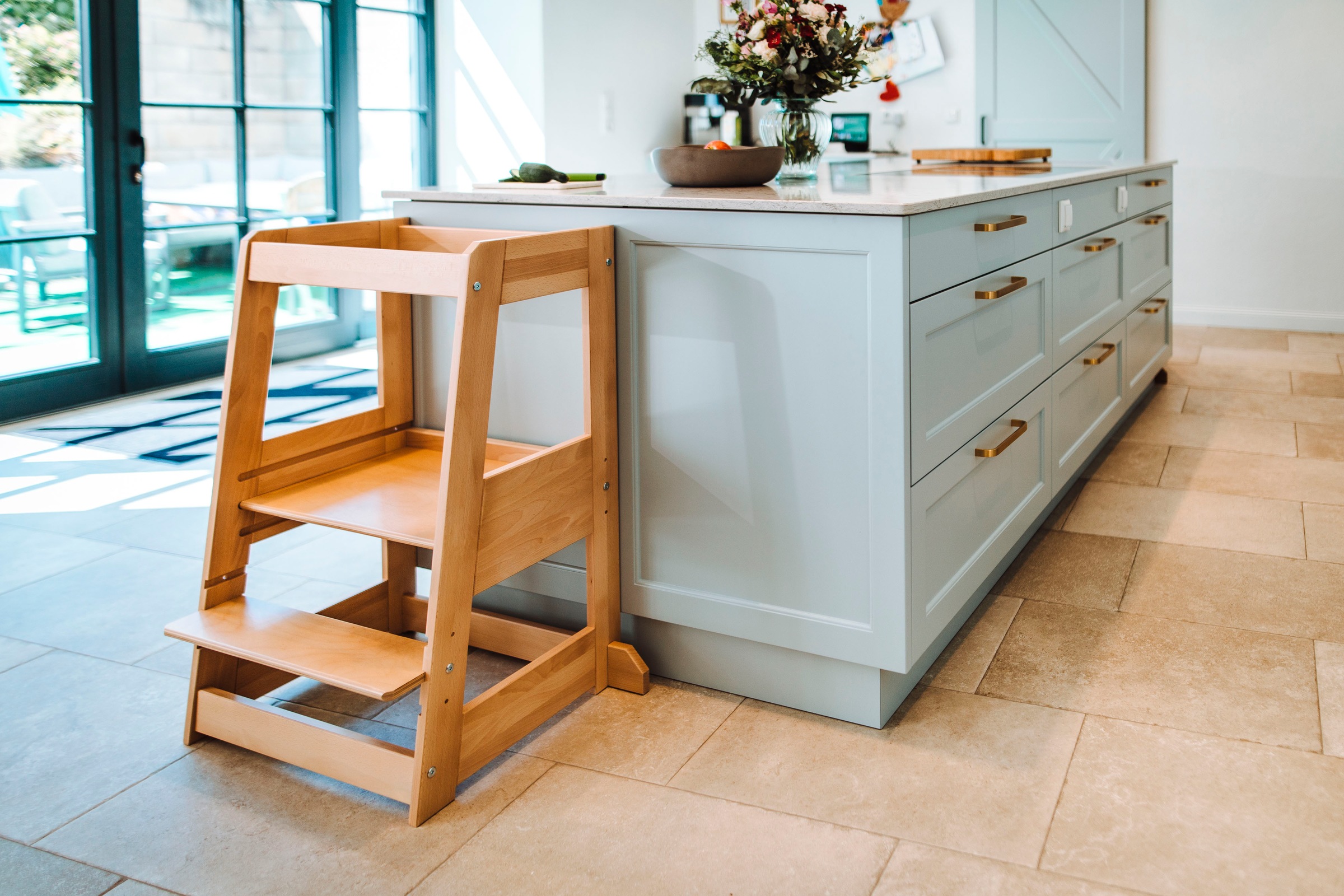 tiSsi® Stehhilfe »Zwillings-Lernturm, natur«, Made in Europe