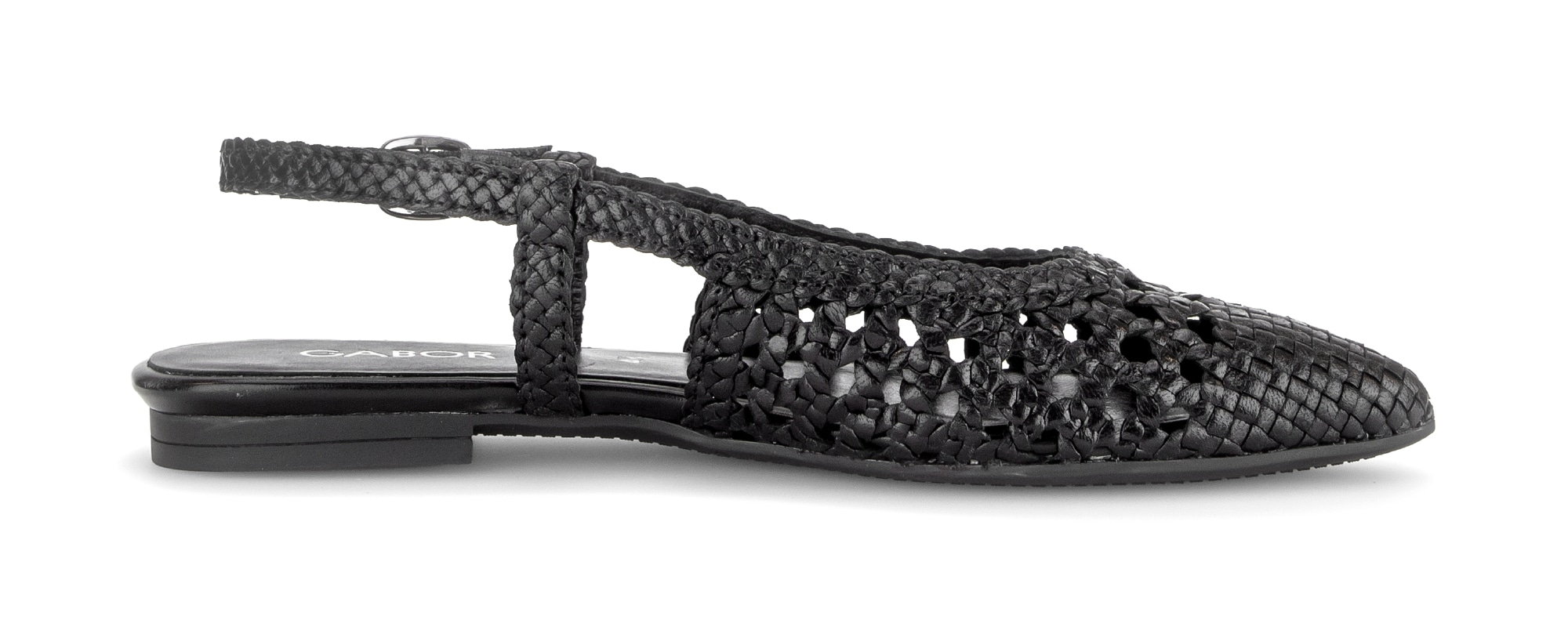 Gabor Slingpumps  , Blockabsatz, Sommerschuh in modischer Flechtoptik