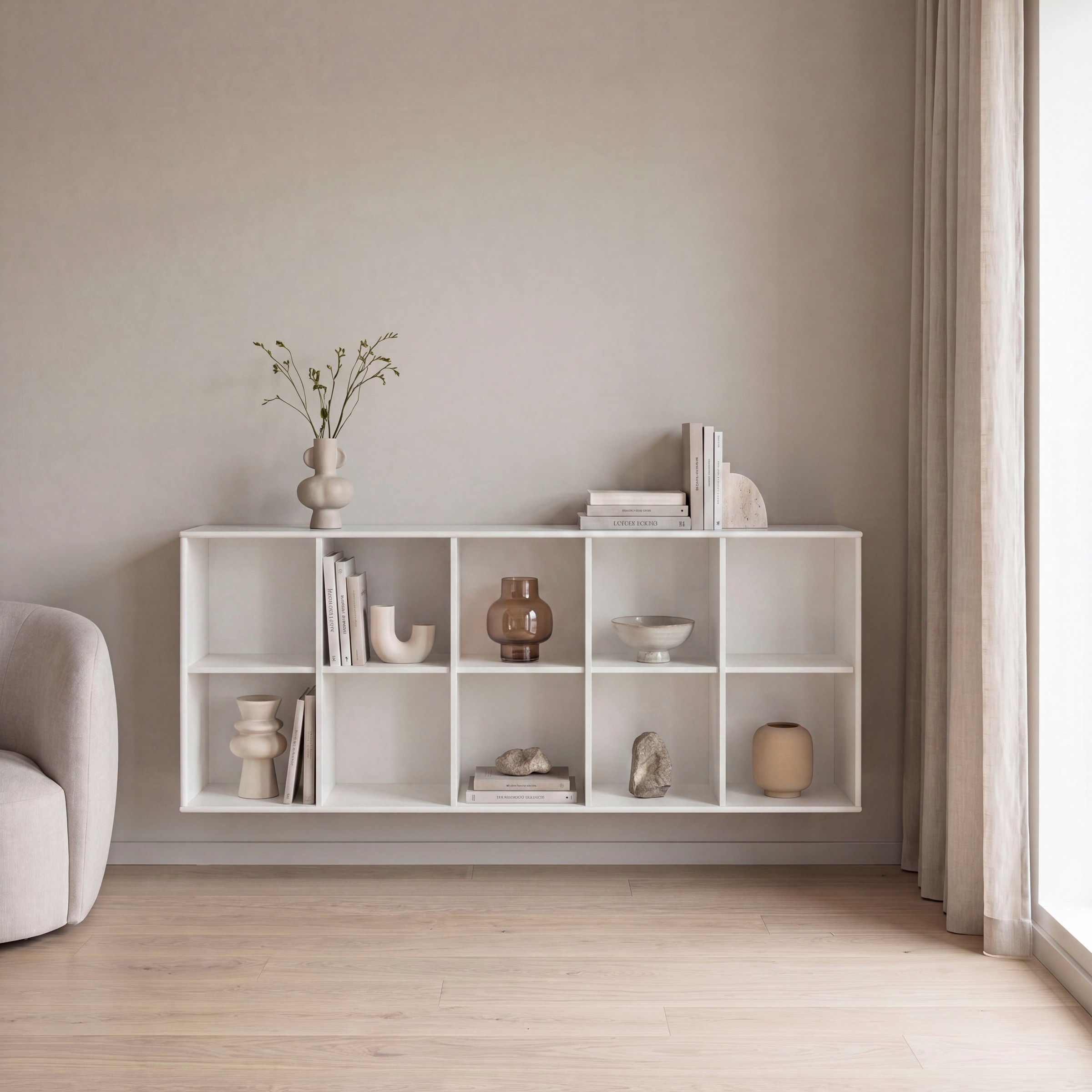 Hammel Furniture Sideboard »Mistral Kubus 117, hängend/stehend montierbar« 1 Stk. tlg. Verstellbar Einlegeböden, B: 169 cm, anpassungsbar Designmöbel