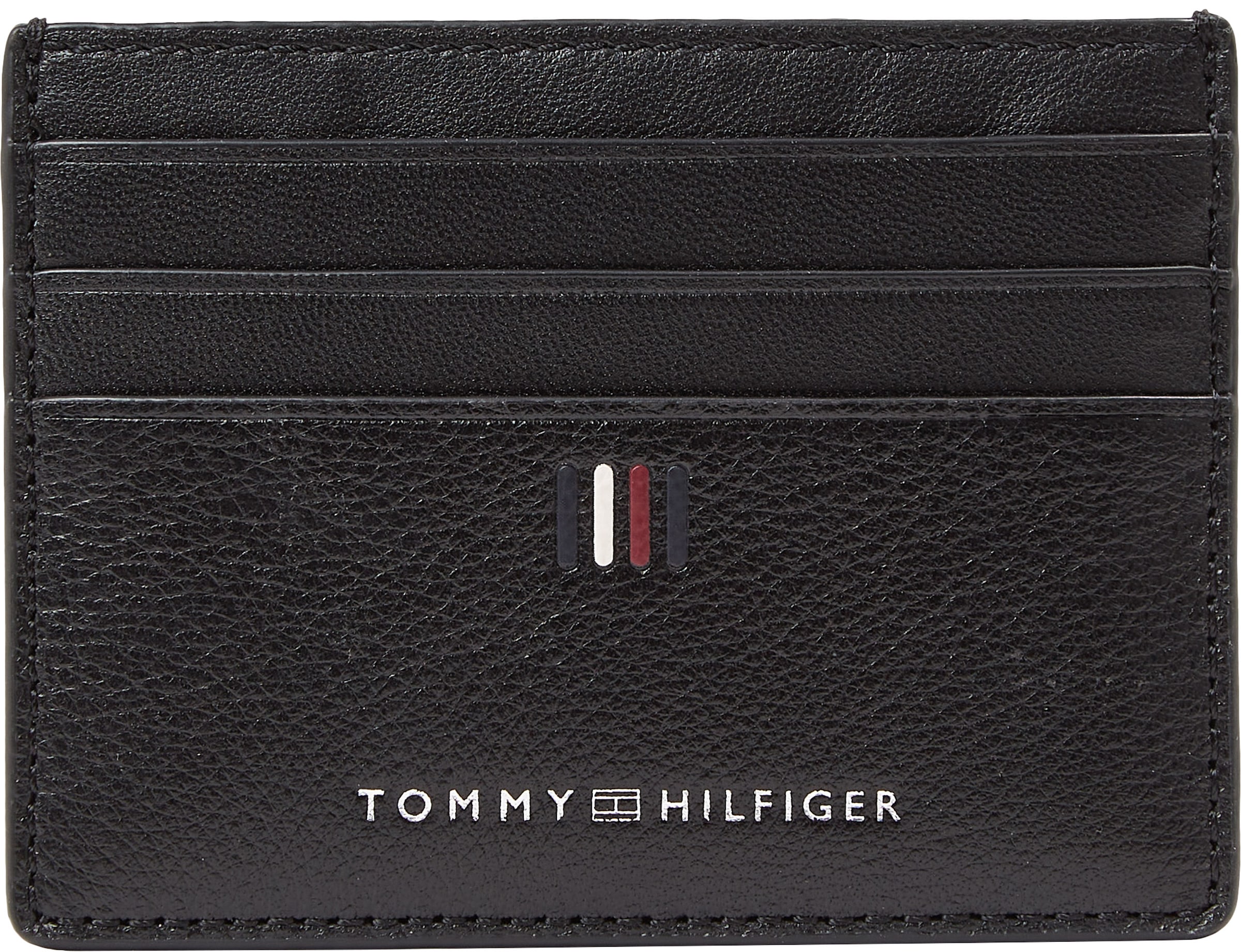 Tommy Hilfiger Geldbörse »TH CENTRAL CC HOLDER«, mit gut sichtbarem Markenemblem