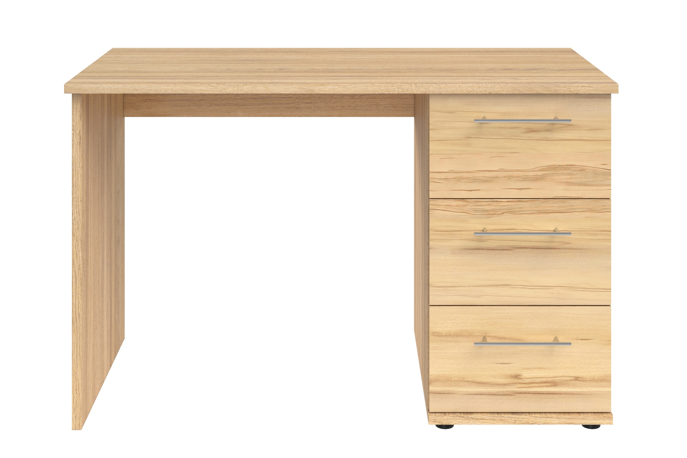 VOGL Möbelfabrik Schreibtisch »Tobi, optional mit Tastaturauszug,« mit 3 Schubkästen, Breite 115 cm, Made in Germany