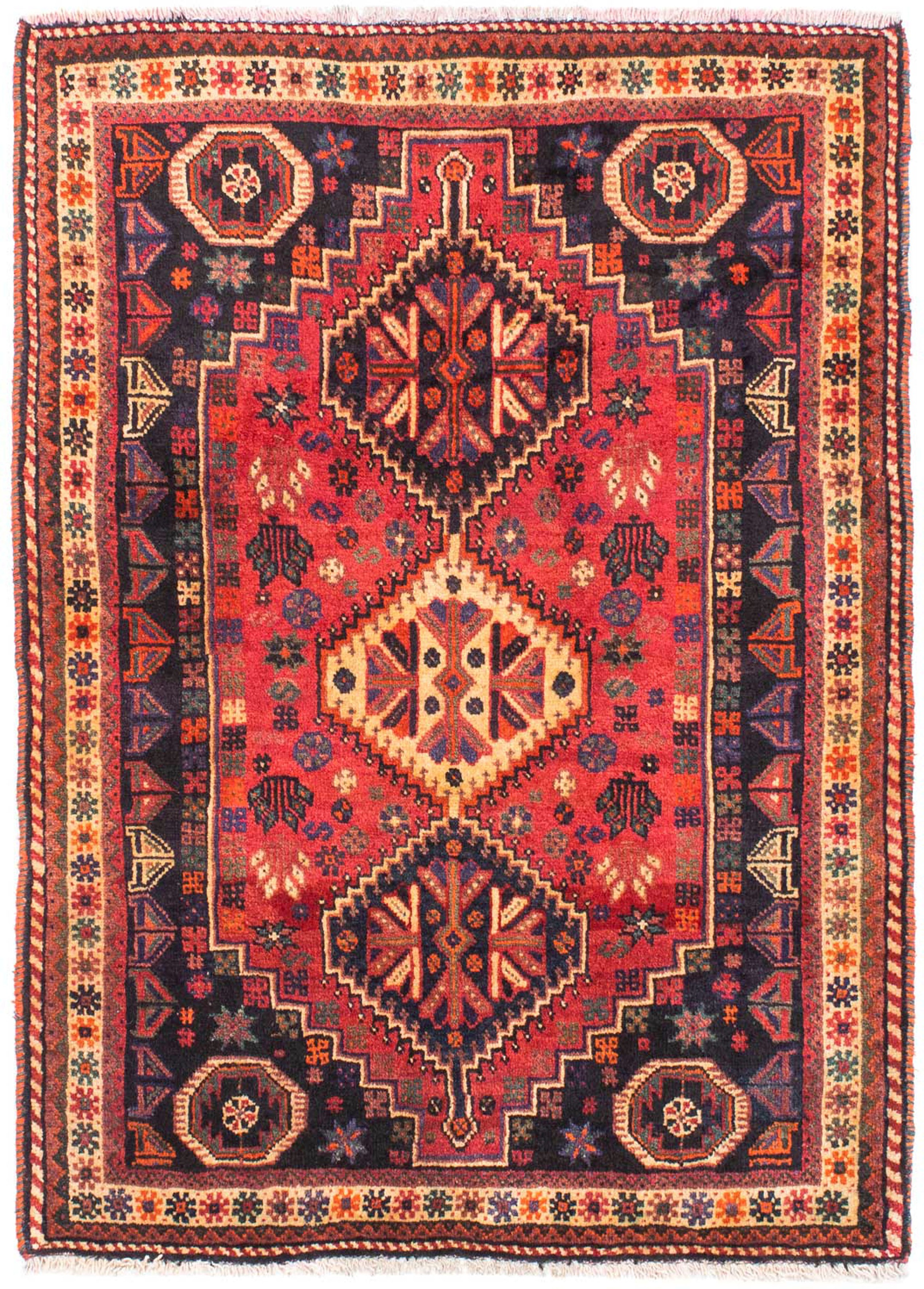 morgenland Orientteppich »Perser - Nomadic - 163 x 118 cm - dunkelrot«, rec günstig online kaufen