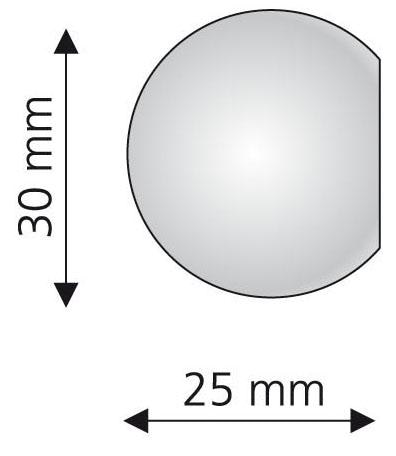 Liedeco Gardinenstangen-Endstück »Ball«, (Set, 2 St.), für Gardinenstangen Ø 16 mm