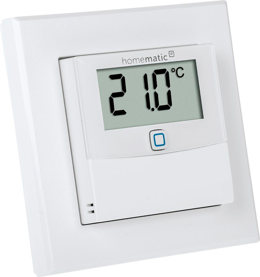 Homematic IP Smart-Home-Zubehör »Temp.- und Luftfeuchtigkeitssensor Display –innen (150180A0)«