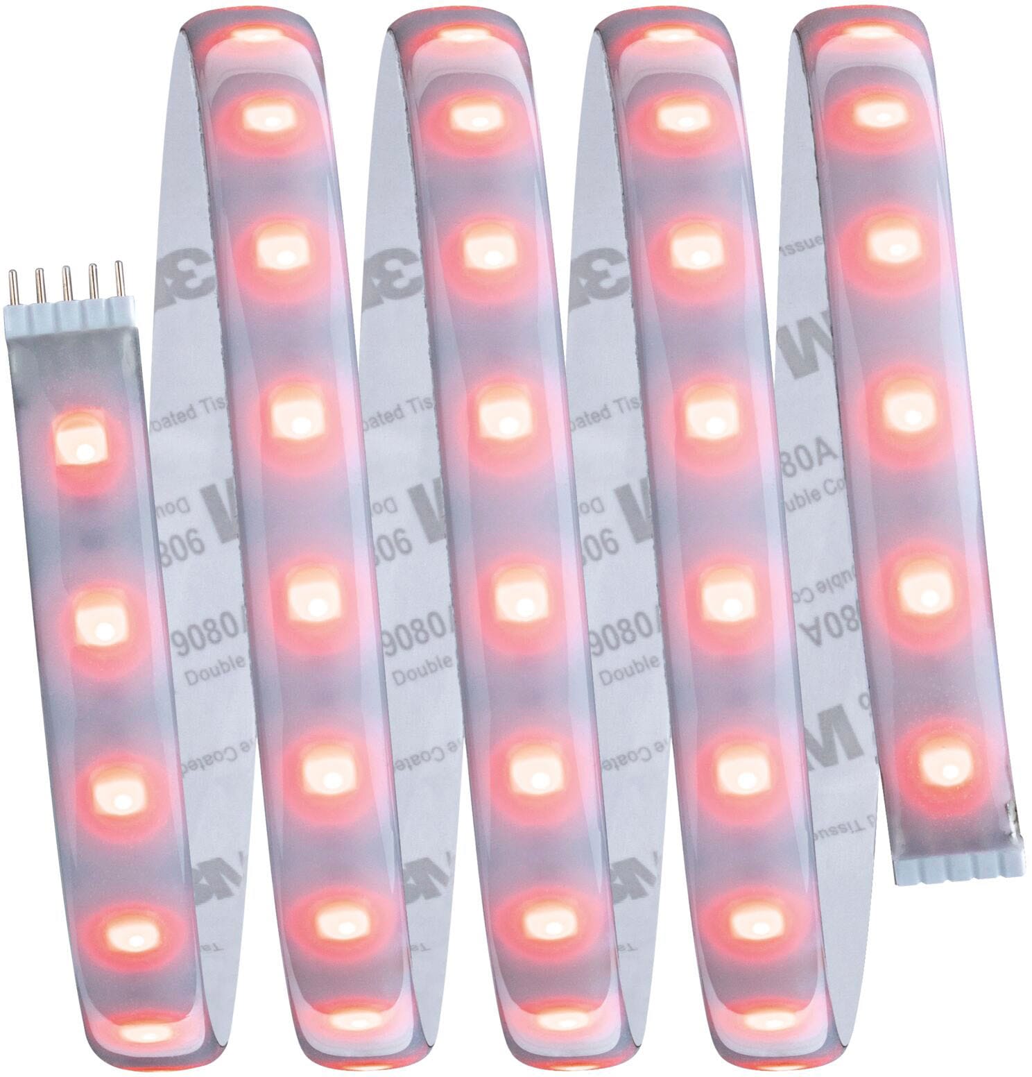 Paulmann LED-Streifen »MaxLED 500 Basisset 1,5m RGBW+ IP44 18W 440lm/m beschichtet«, 1 St.-flammig