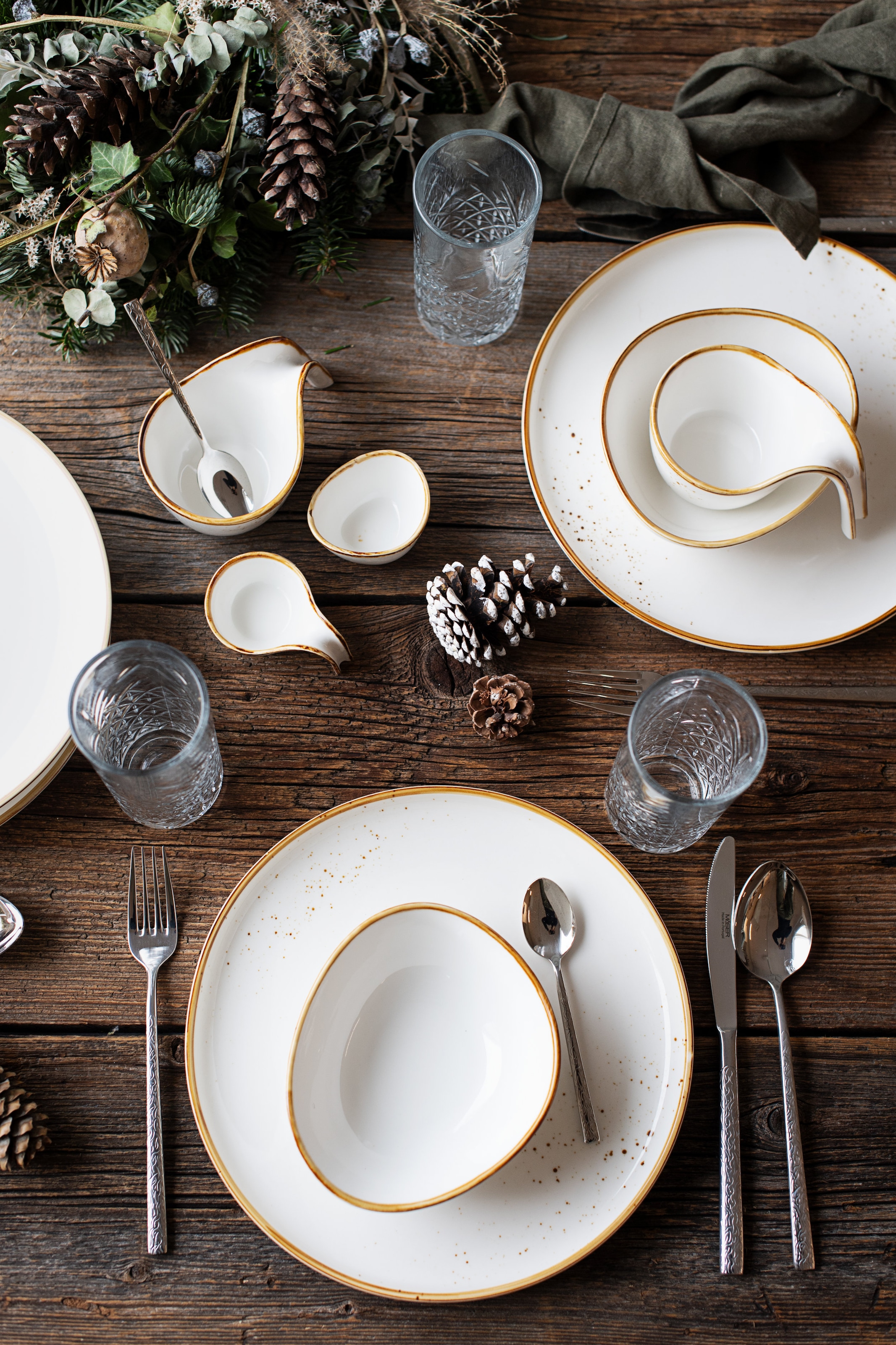 MÄSER Geschirr-Set »PINTAR, Gourmet Set, Porzellan«