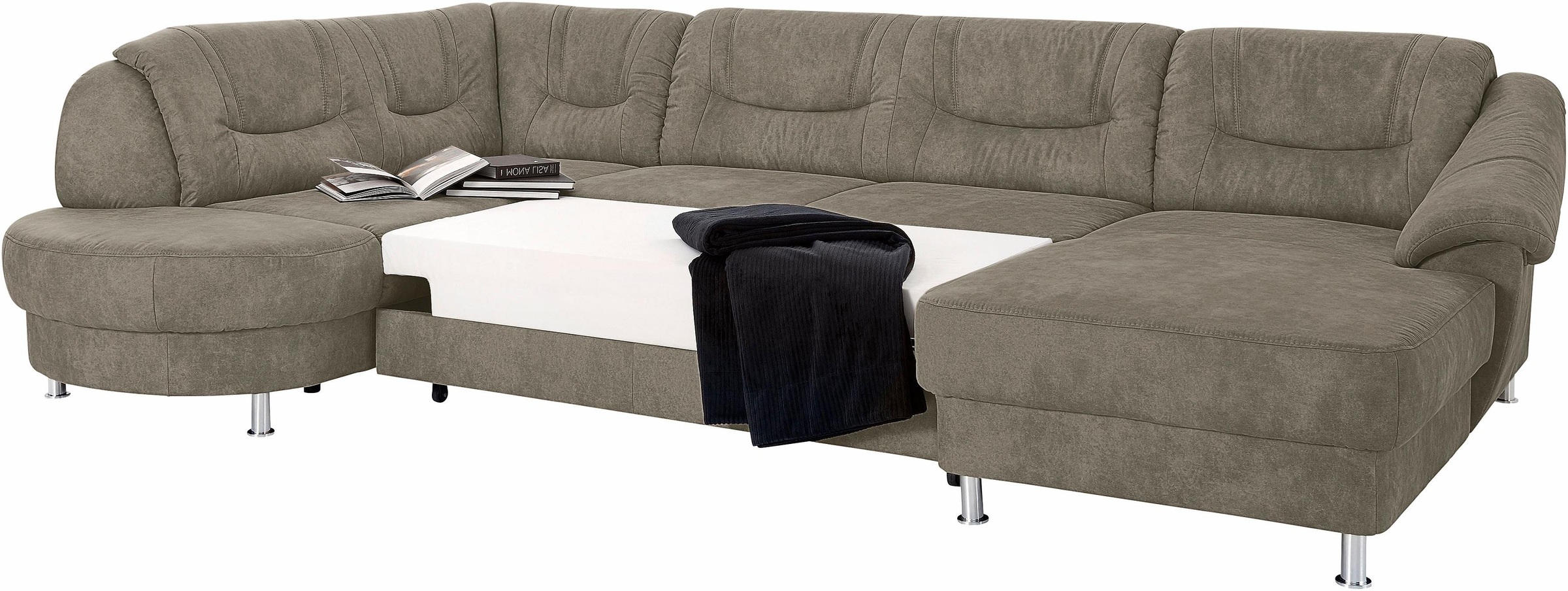 sit&more Wohnlandschaft »Salsa U-Form« mit Federkern, wahlweise mit Bettfun günstig online kaufen