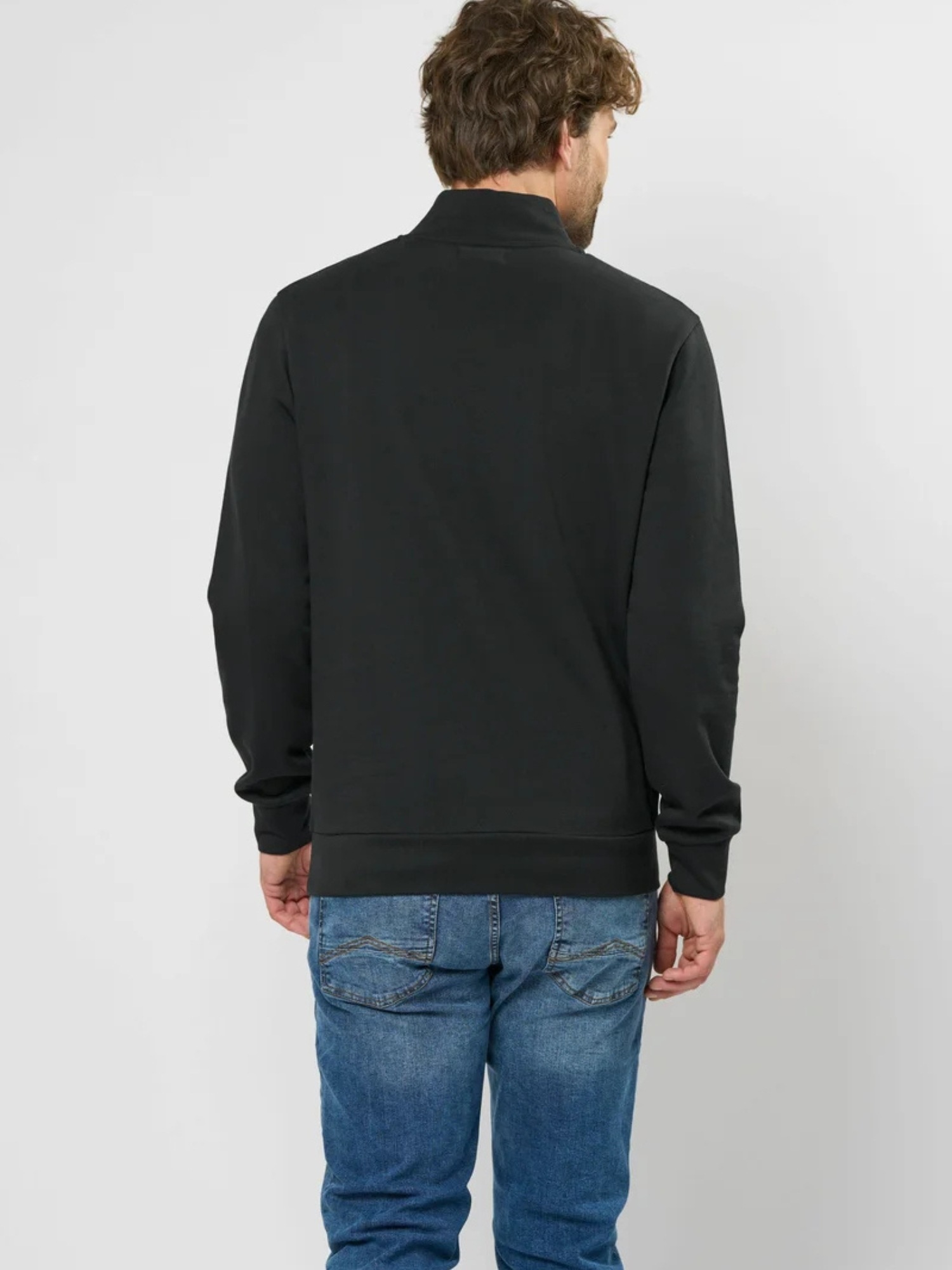 MCS Rundhalspullover »MCS sweatshirt with half-zip MCClement«