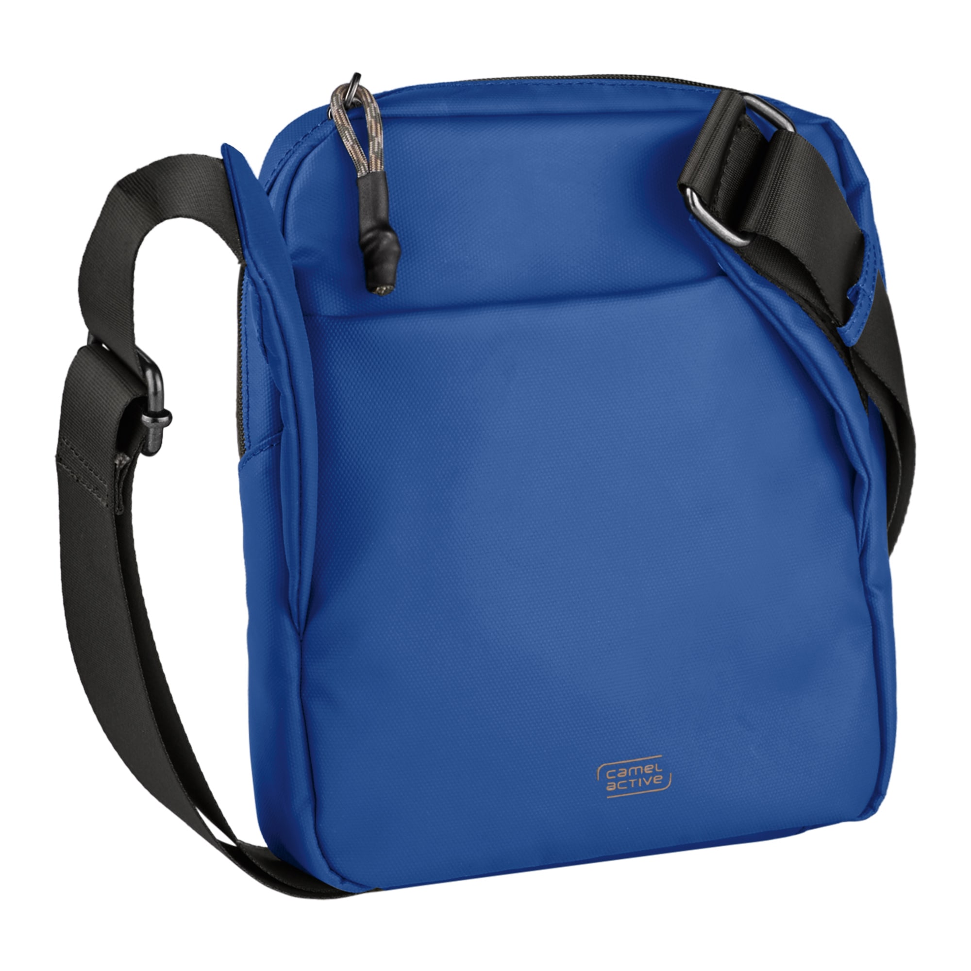 camel active Umhängetasche »Explore«, wasserabweisendes recyceltes Nylon und reflektierende Reißverschlüsse
