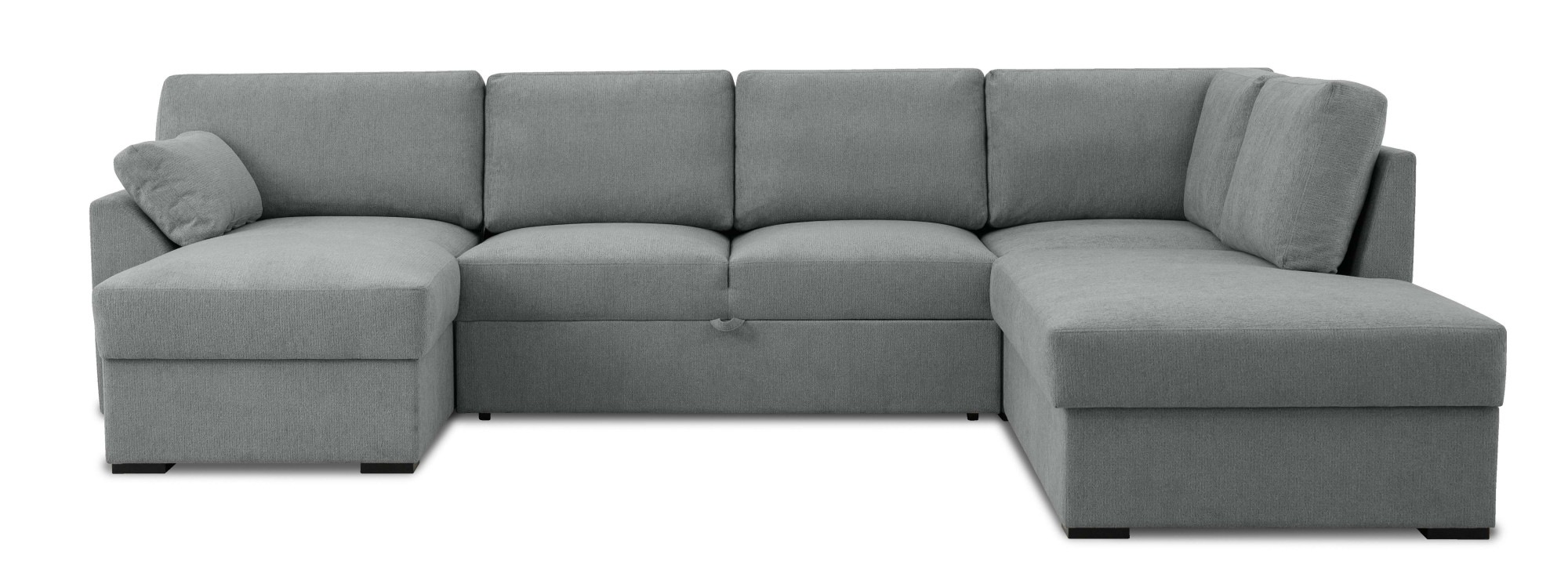 Home affaire Wohnlandschaft »Citry«, Breite 309 cm, Chenille, Bettfunktion, Bettkasten, U-Form