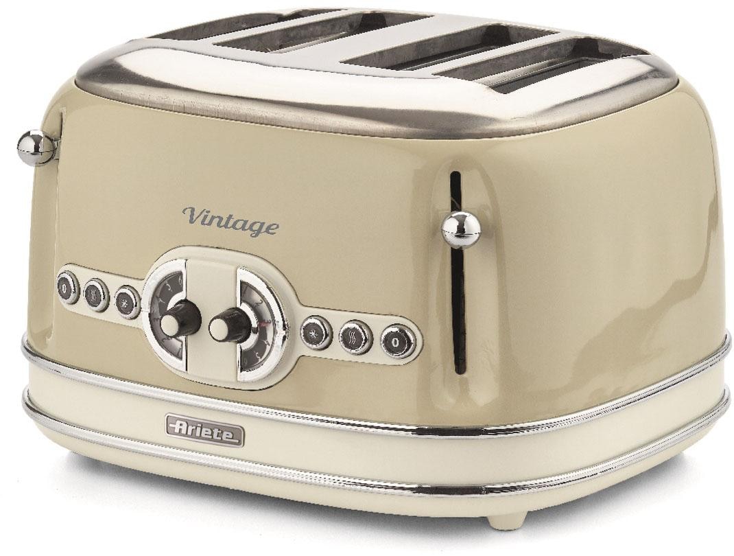 Ariete Toaster »Vintage«, 4 kurze Schlitze, für 4 Scheiben, 1600 W