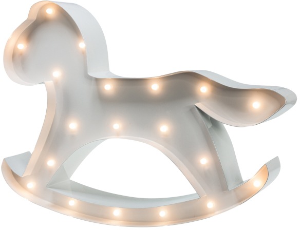 MARQUEE LIGHTS LED Dekolicht »Hobbyhorse« LED-Modul 1 Stk. Warmweiß Wandlam günstig online kaufen