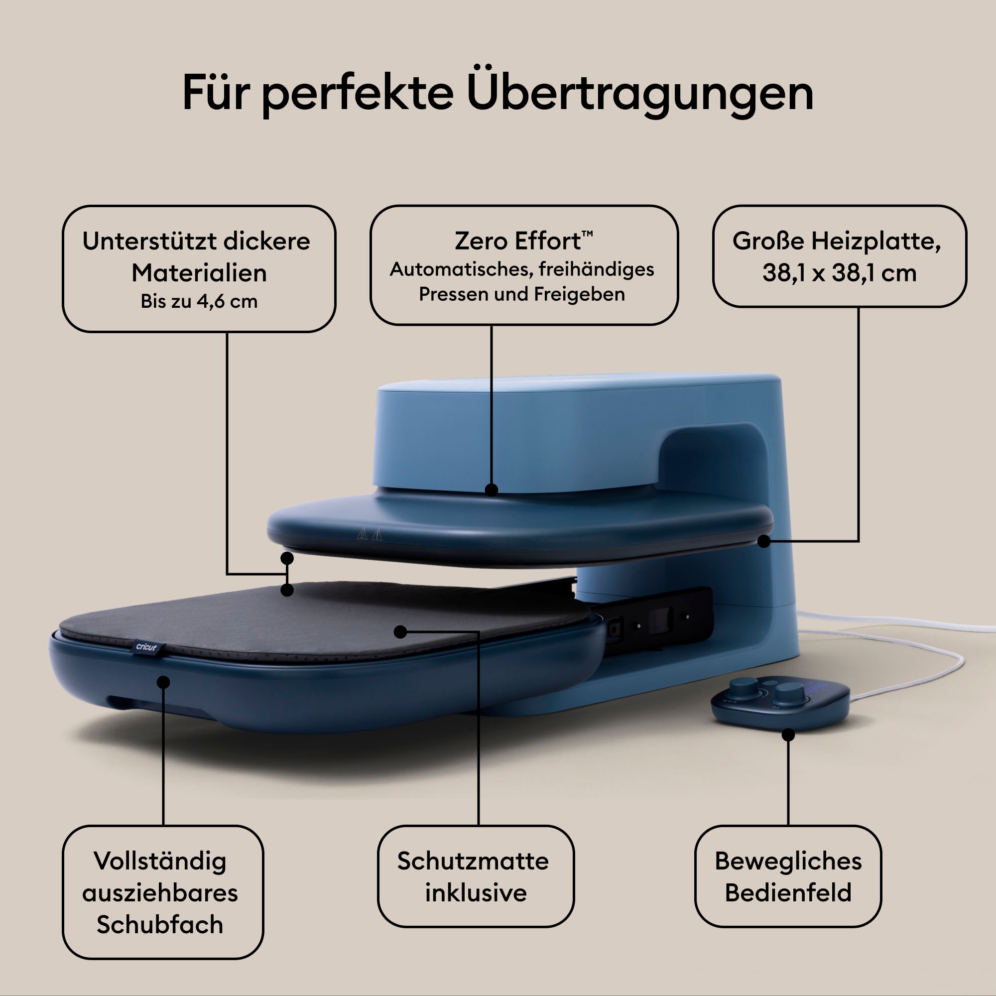 Cricut Transferpresse »AutoPress™ 2« 38,1 cmx38,1 cm