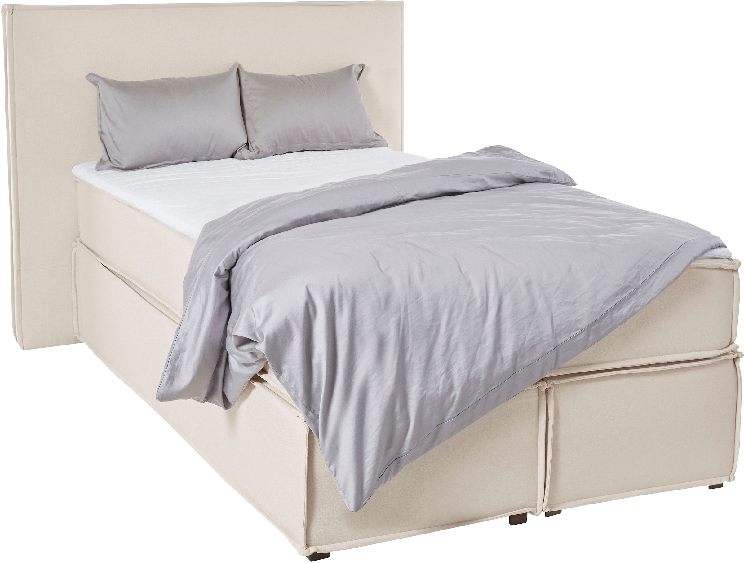 LeGer Home by Lena Gercke Boxspringbett "Yuma", incl. Topper, in 4 Breiten, günstig online kaufen