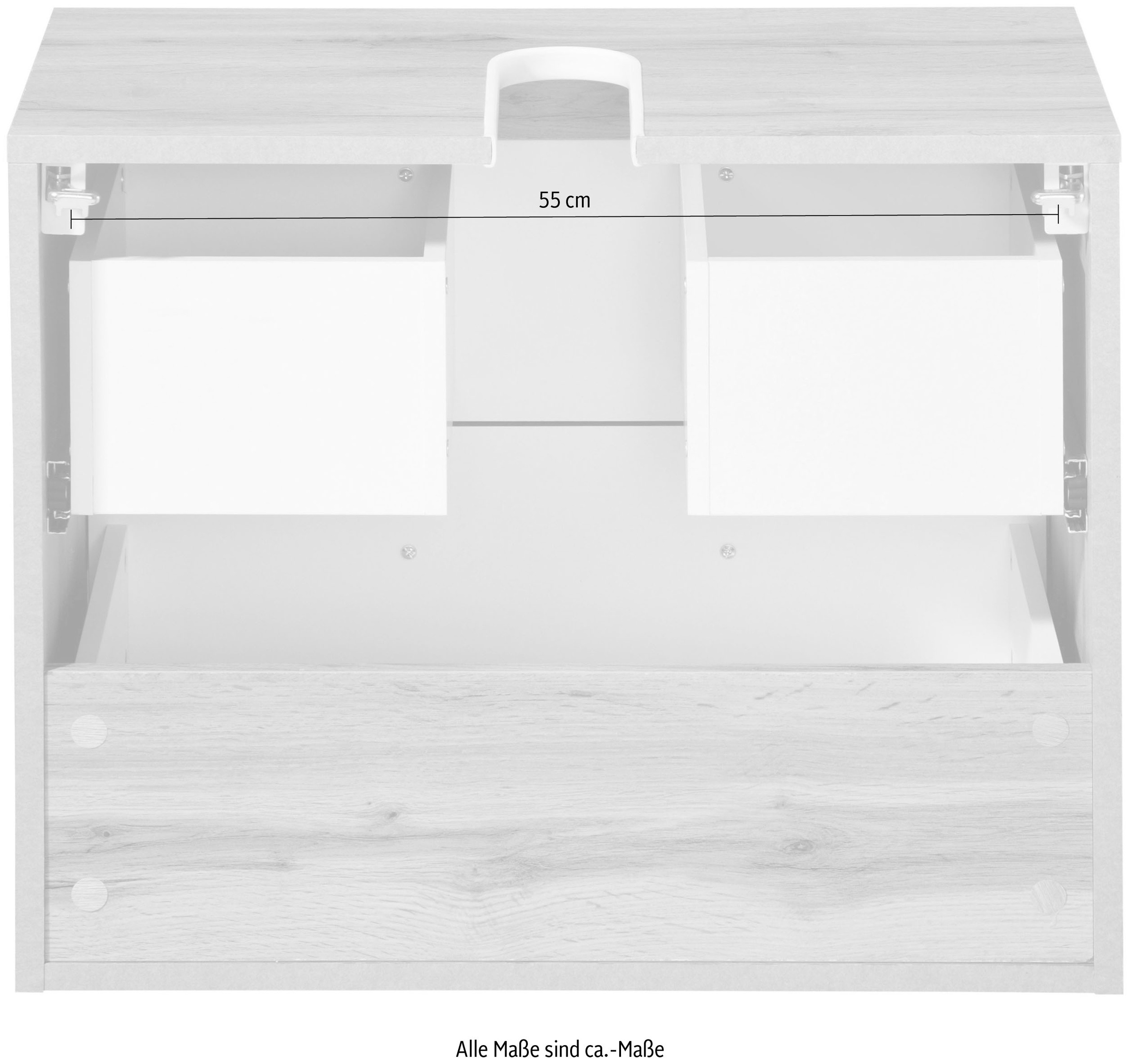 welltime Waschbeckenunterschrank »Canada«, Breite 60 cm online bestellen | Waschbeckenunterschränke