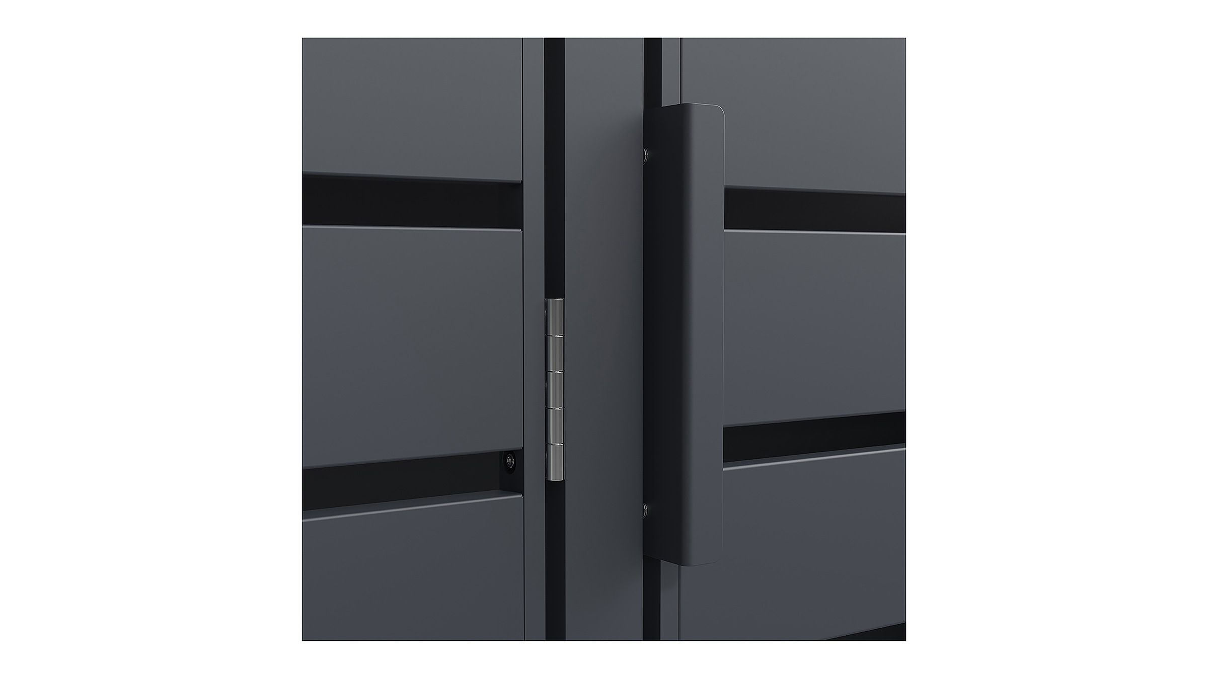 weka Mülltonnenbox »Gary« Metall pulverbeschichtet, für 3 Mülltonnen, BxTxH: 189,5x80x116 cm