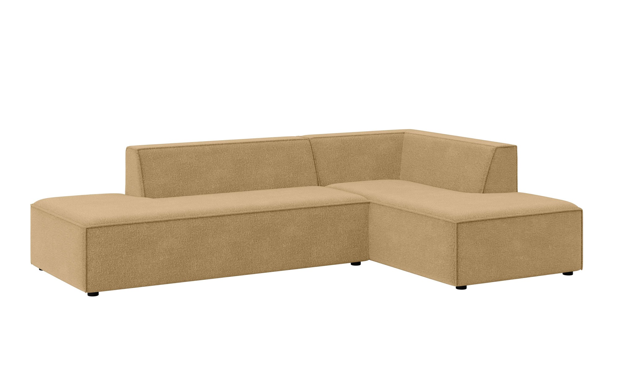 INOSIGN Ecksofa »Ecksofa Cavan mit Ottomane links oder rechts bestellbar«, L-Form mit Wellenunterfederung, Maße B/T/H: 270/180/72 cm