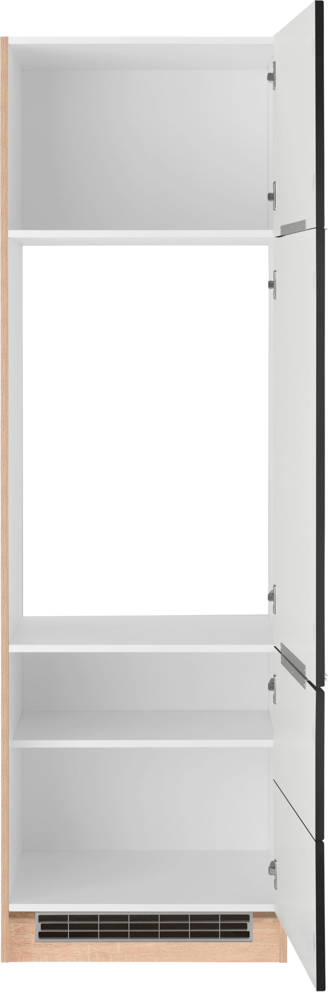 KOCHSTATION Kühlumbauschrank »KS-Brindisi«, 60 cm breit, 200 cm hoch, hochwertige MDF Fronten