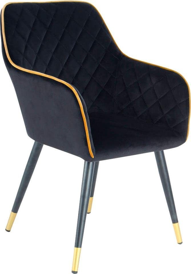Kayoom Stuhl »Amino 525, stilvoller Design-Stuhl,samtweicher Bezug aus Velv günstig online kaufen