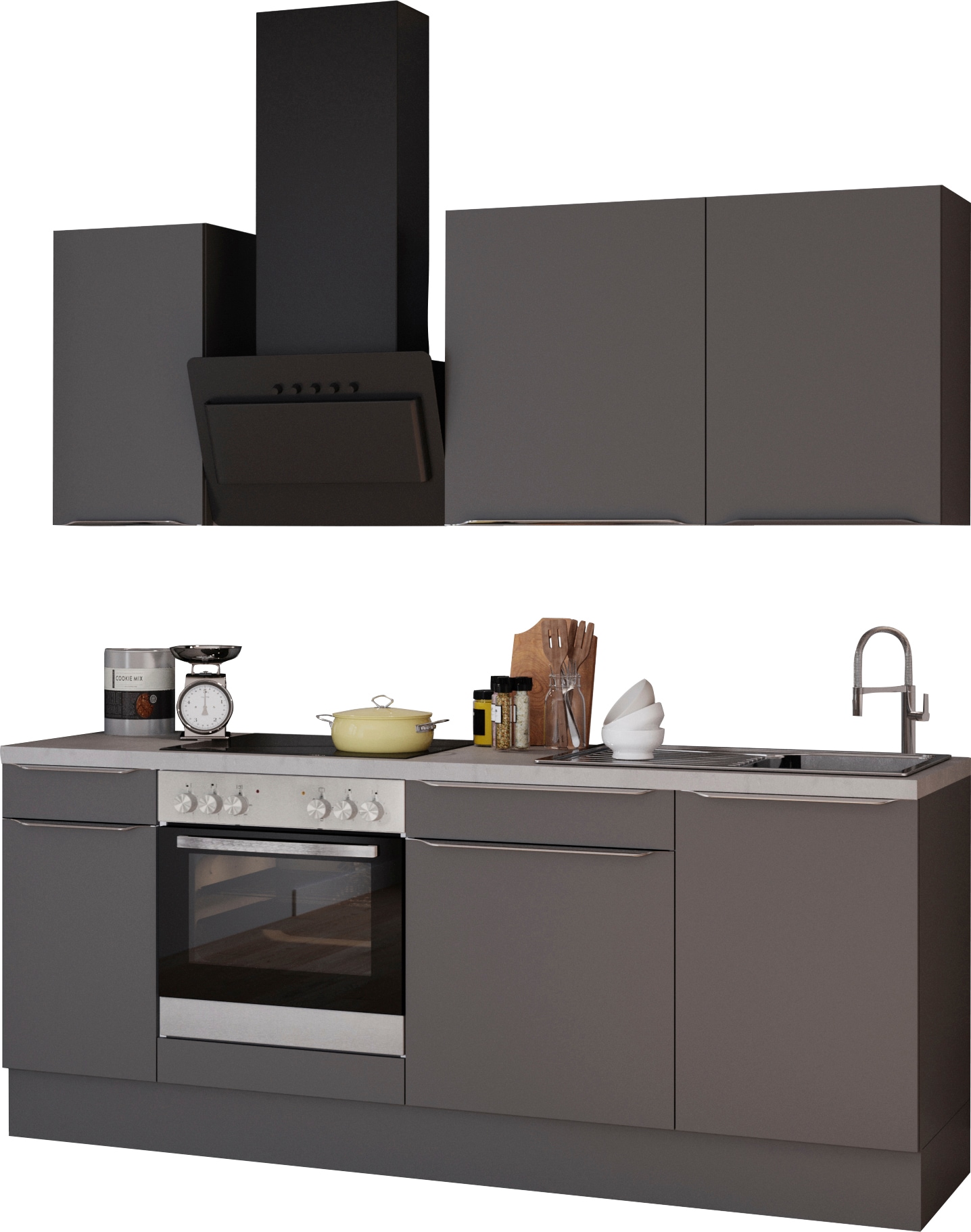 OPTIFIT Küchenzeile »Aken«, ohne E-Geräte, Breite 210 cm online bestellen | Tischplatten