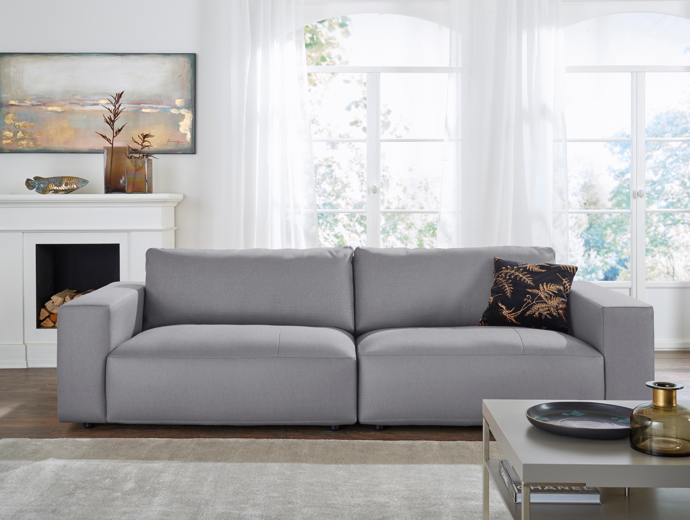 Musterring Big-Sofa »LUCIA«, in vielen Qualitäten und 4 unterschiedlichen Nähten, 3-Sitzer