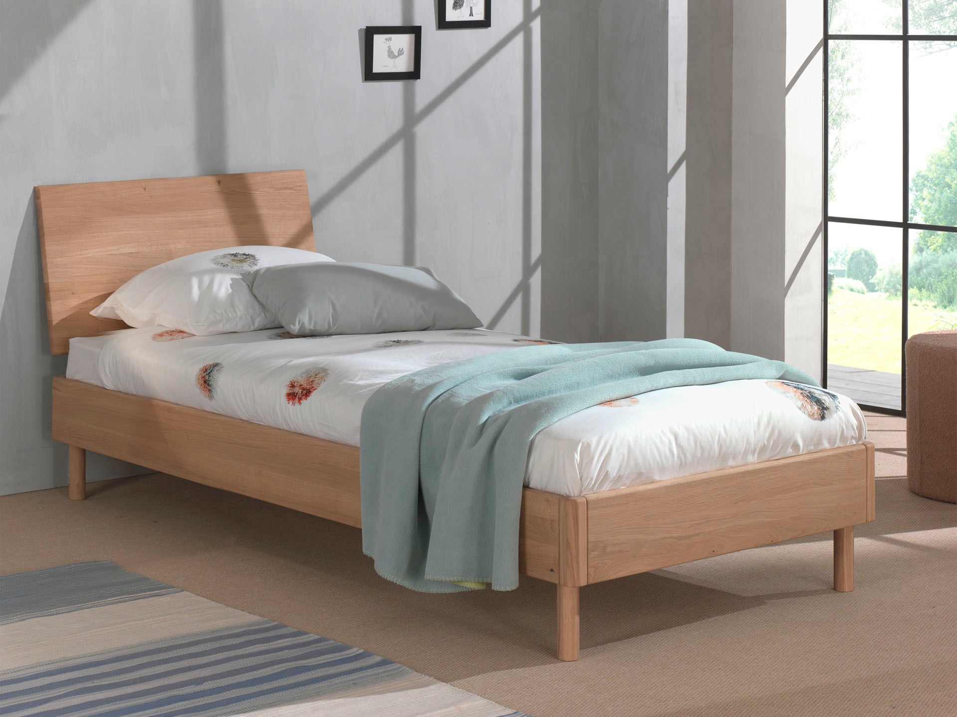 Home affaire Einzelbett »Forrest, mit oder ohne Polsterkopfteil, in moderne günstig online kaufen