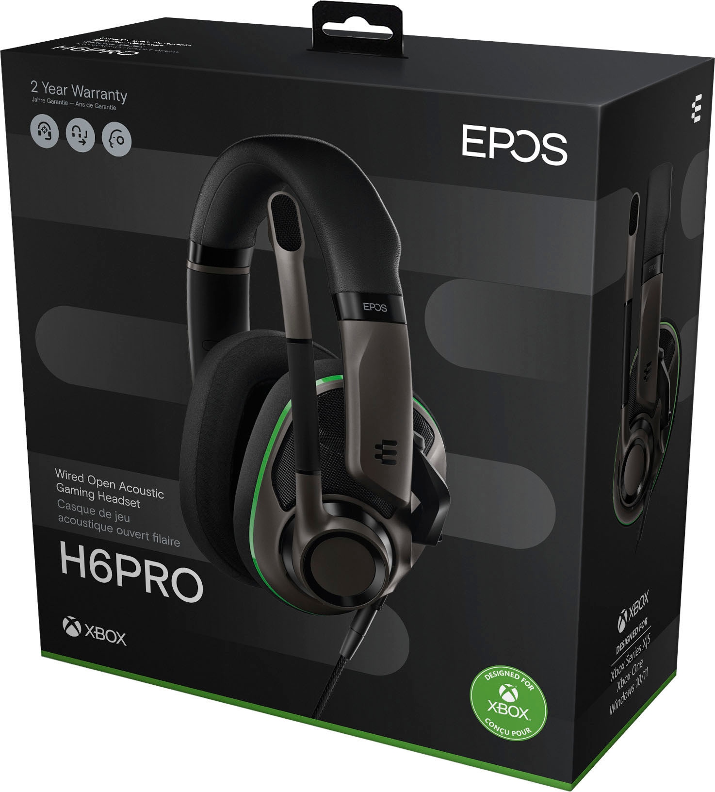 EPOS Gaming-Headset »H6PRO - Xbox Edition«, Open Acoustic