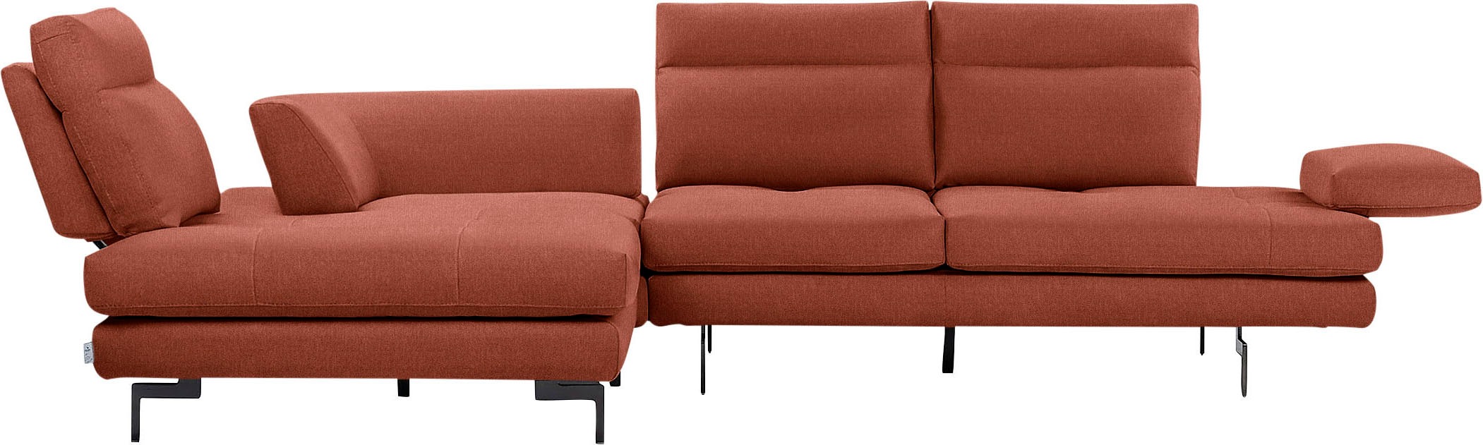 CALIA ITALIA Ecksofa »Toby Wing, Komfortsofa mit Sitzkomfort der Extraklass günstig online kaufen