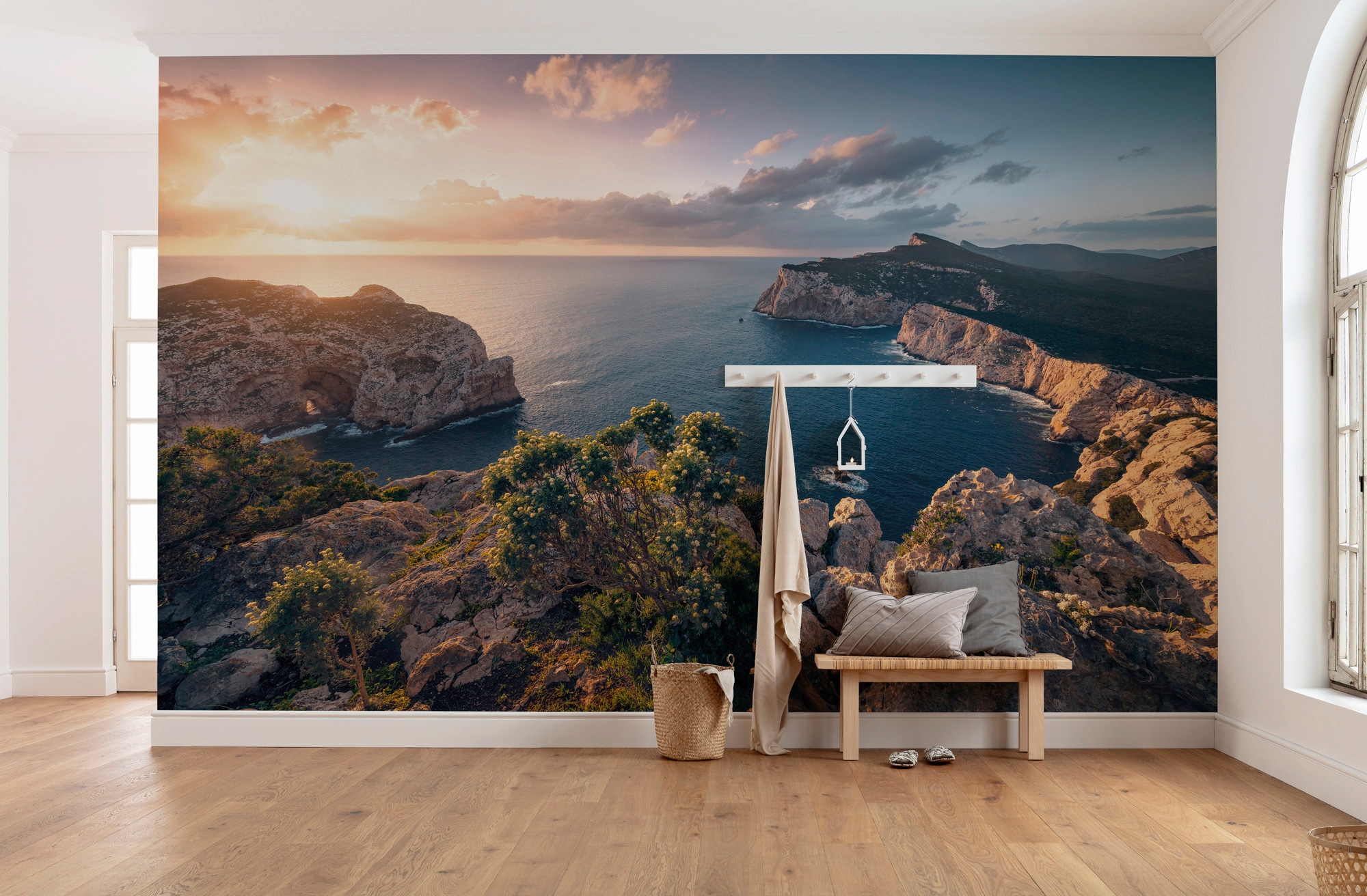 Komar Vliestapete »Digitaldruck Vlies -  Mediterranes Spektakel - Größe 450 x 280 cm« bedruckt glatt Wohnzimmer, Schlafzimmer