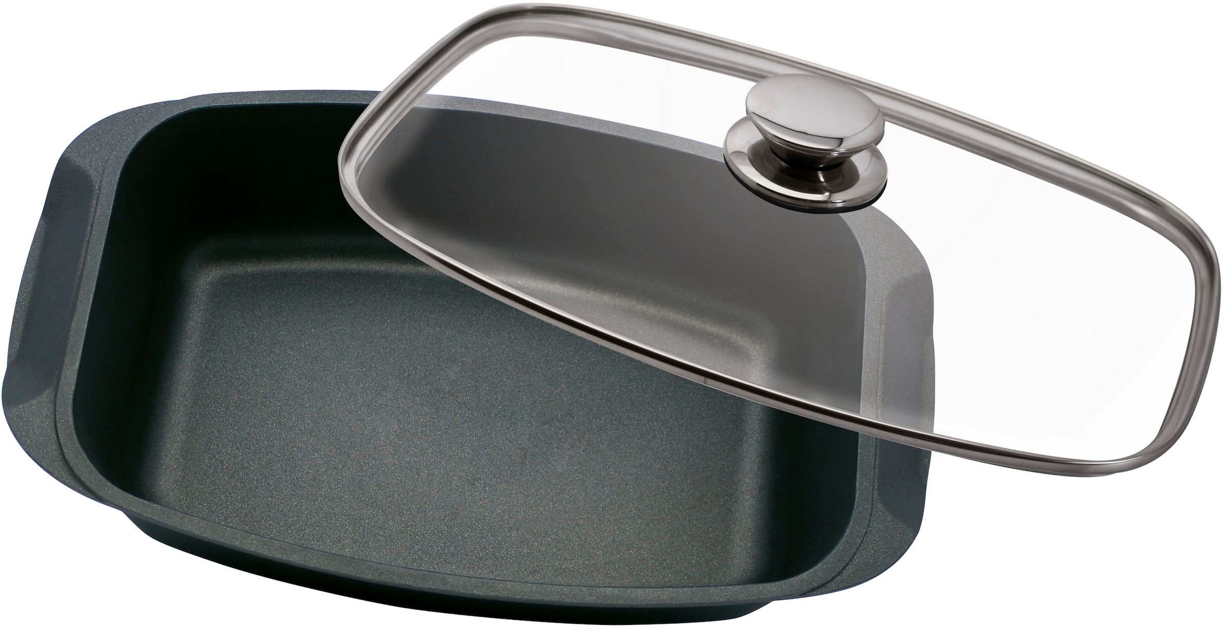 Elo Basic Bräter »Universalbräter Quatrorondo, Aluguss 32cm«, Aluminiumguss, (1 tlg.)