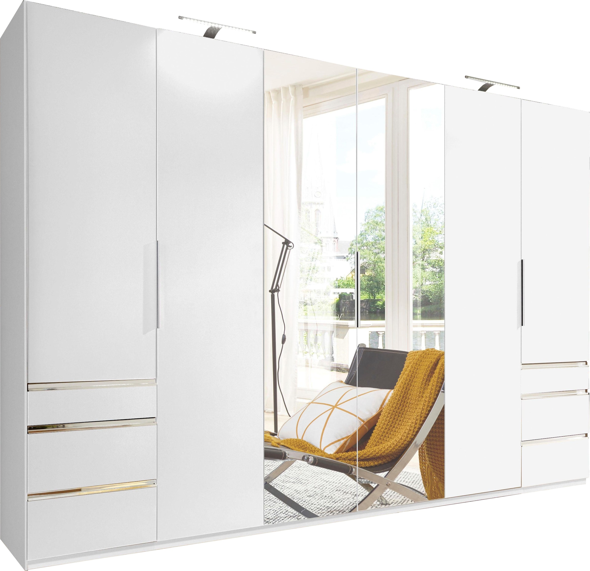 Wimex Kleiderschrank »Level by fresh to go«, mit Spiegeltüren und Schubladen