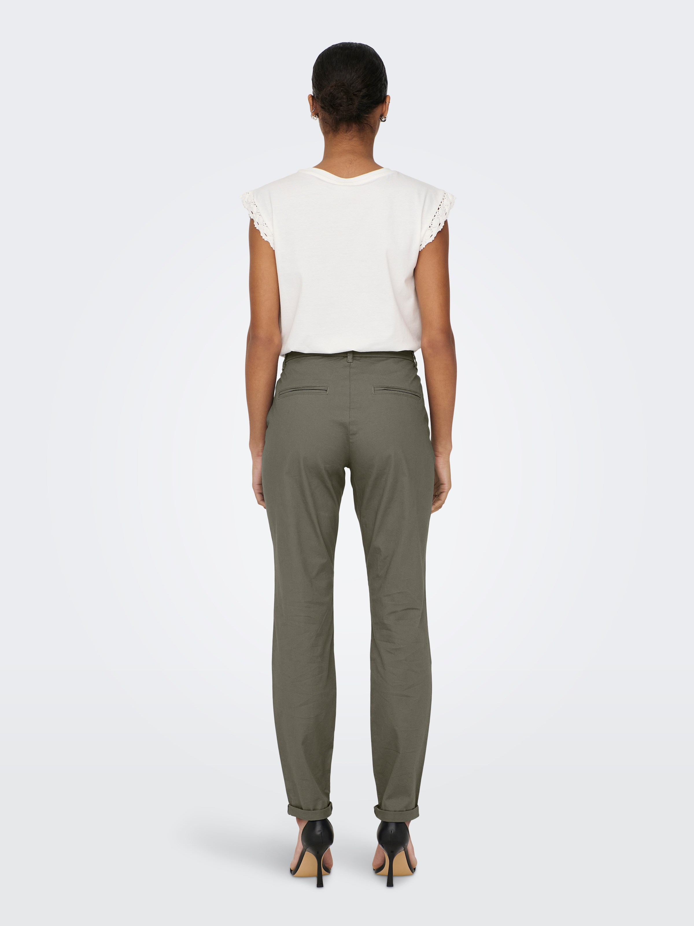 ONLY Chinohose »ONLPARIS REG CHINO PANT«  gepflegte Hose mit schmaler Beinform
