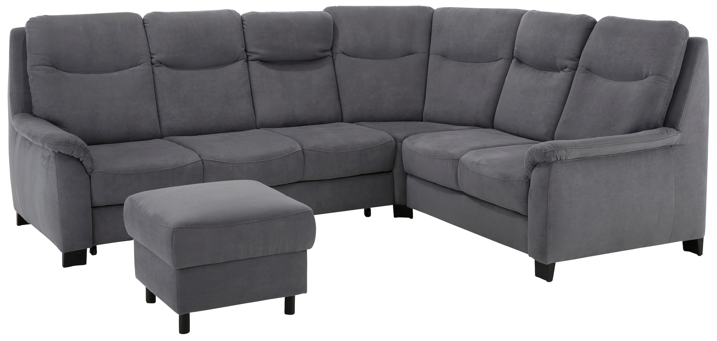 Home affaire Ecksofa »Boccaccio L-Form« mit Federkern, incl. Kopfteilverstellung, wahlweise Bettfunktion