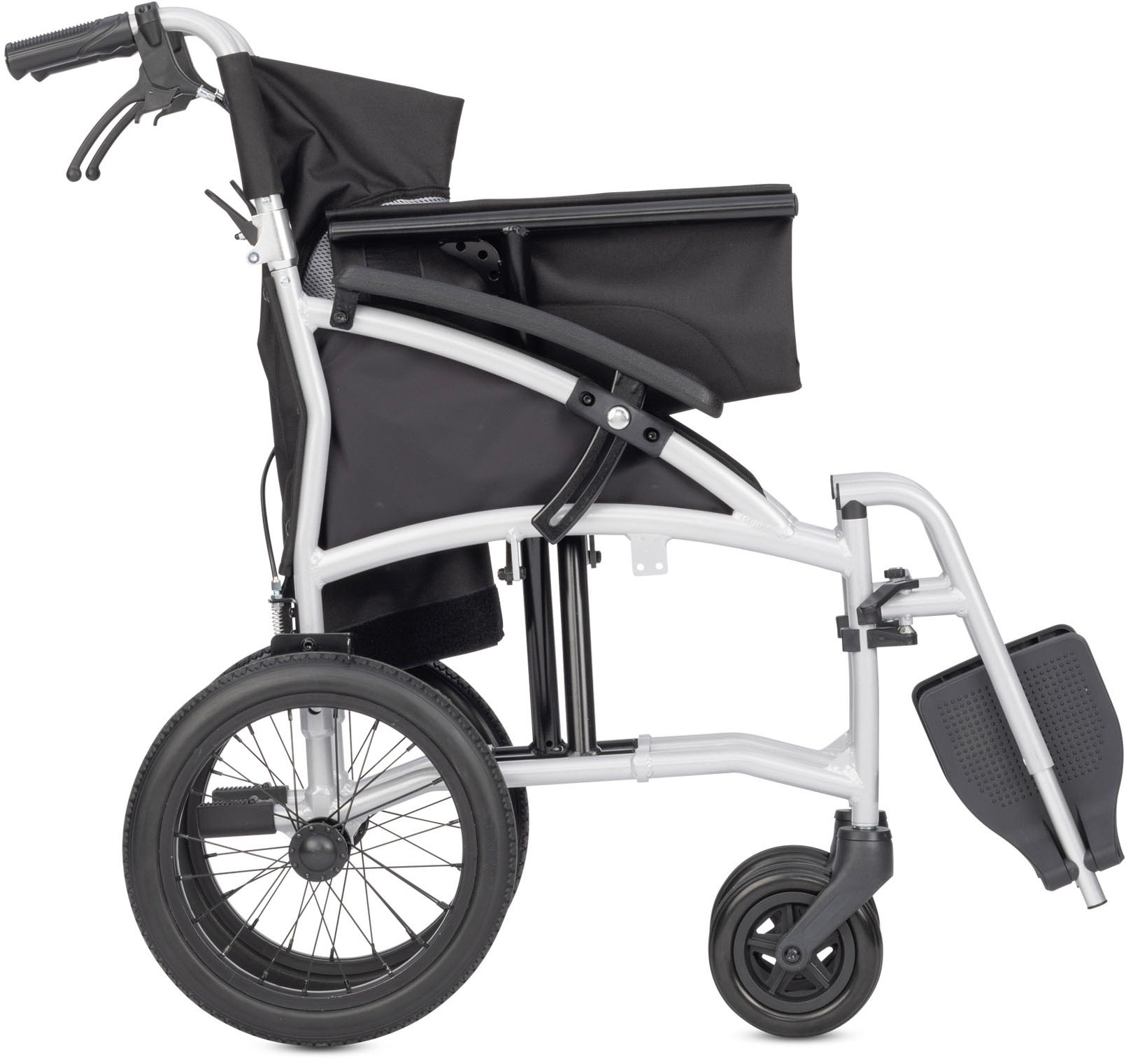 Bischoff & Bischoff Transportrollstuhl »Vida 13"«, Die perfekte Wahl für Reisen und Mobilität unterwegs, nur 10 kg
