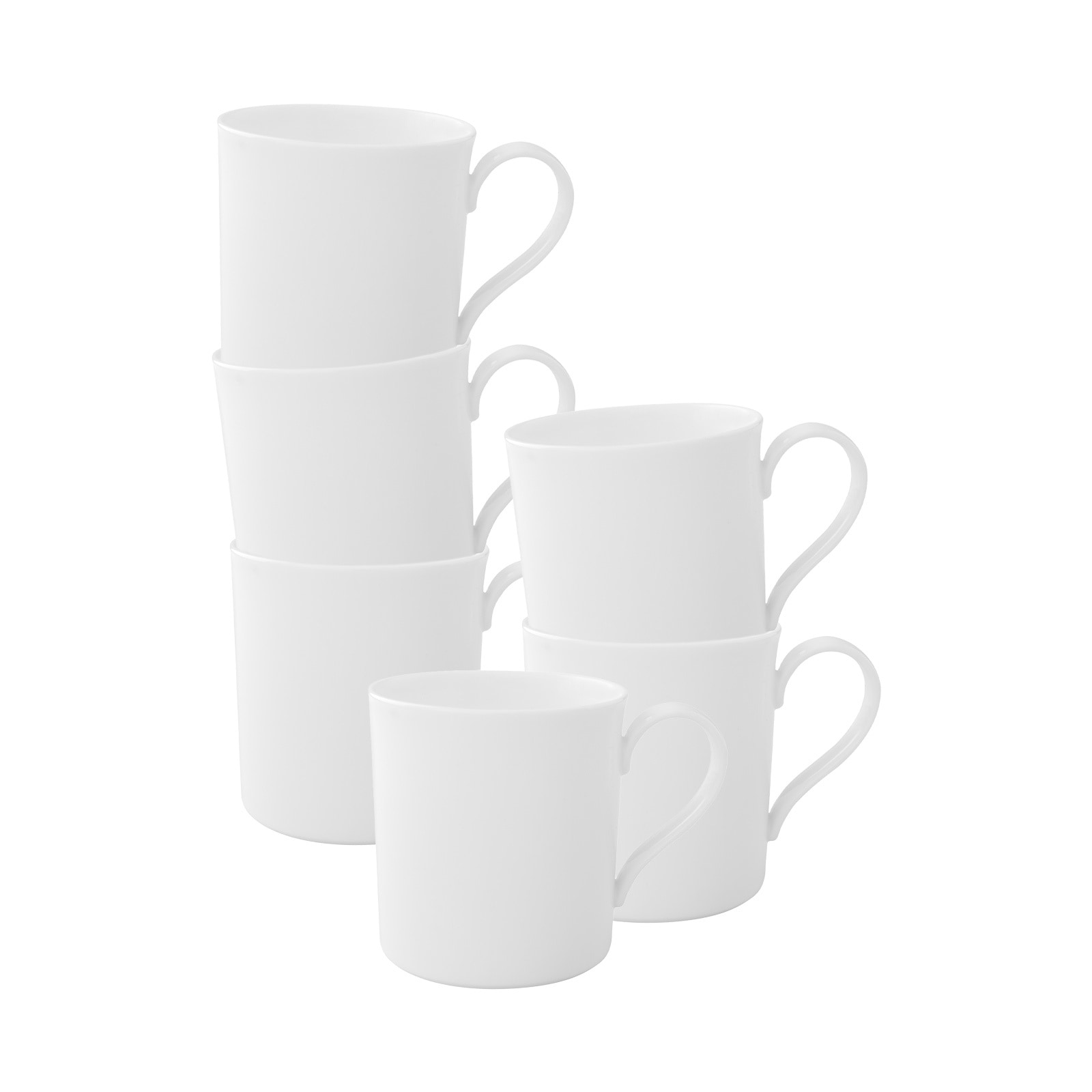 Villeroy & Boch Tasse »Kaffeetassen Modern Grace 170 ml 6er Set weiß« günstig online kaufen
