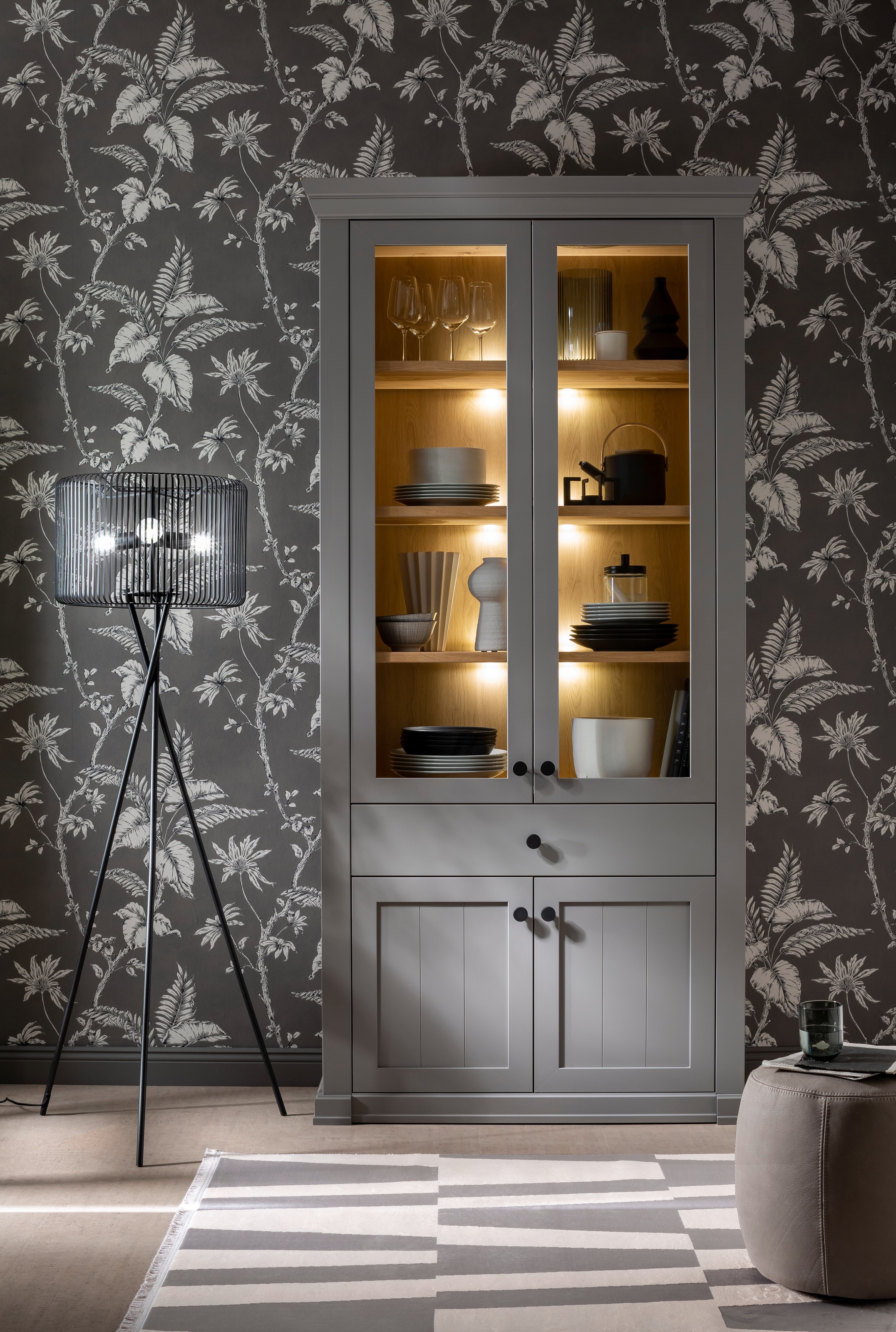 SCHÖNER WOHNEN-Kollektion Teppich »Magic 6104« rechteckig 7 mm Höhe Hoch Tief Struktur, mit Viskose, weich und glänzend