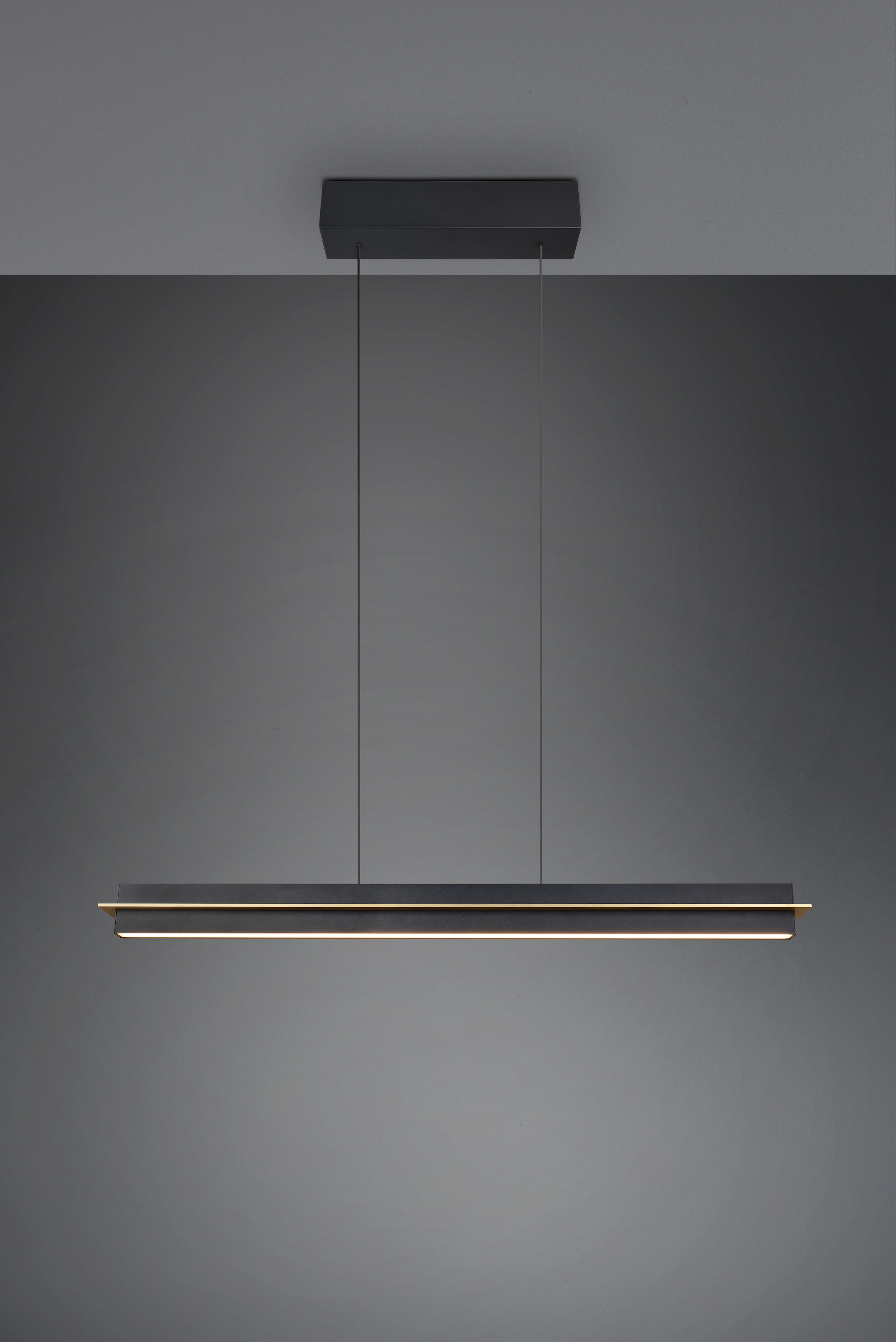 TRIO Leuchten LED Pendelleuchte »EMERSON, LED Hängeleuchte höhenverstellbar, 4-Stufen Touch Dimmer«, 1 flammig, Leuchtmittel LED-Board | LED fest integriert, Lichtfarbe einstellbar 2700-5000K warm- bis kaltweiß, Höhe max 150 cm